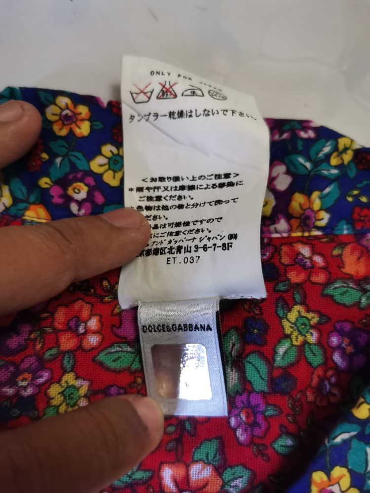 Designer DOLCE & GABBANA X ITALIAN SHIRT Size US S / EU 44-46 / 1 - 7 Thumbnail
