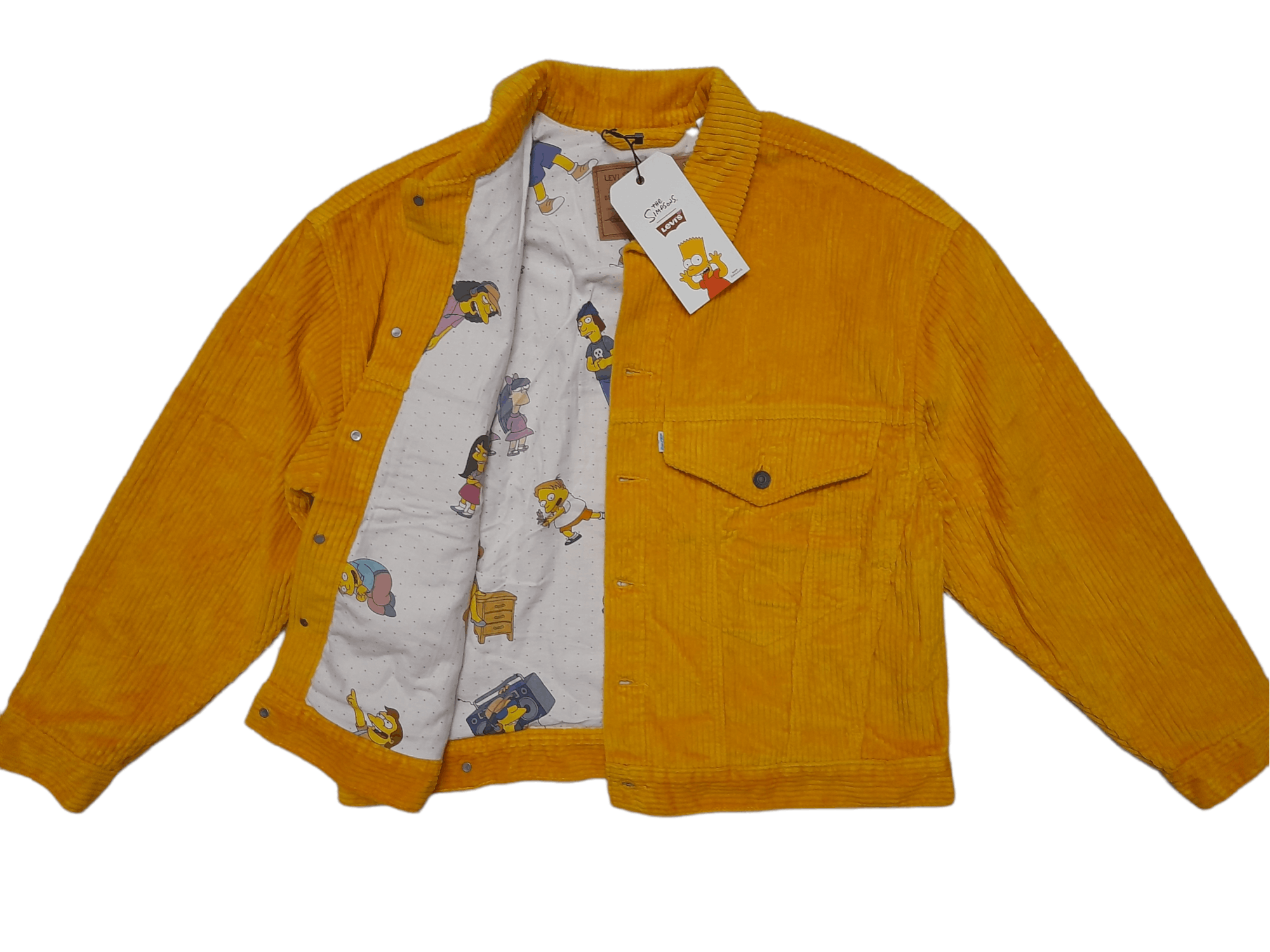 Levi's Levis X The Simpsons Gonzales Limited Trucker Jacket (E191) Size US M / EU 48-50 / 2 - 5 Thumbnail