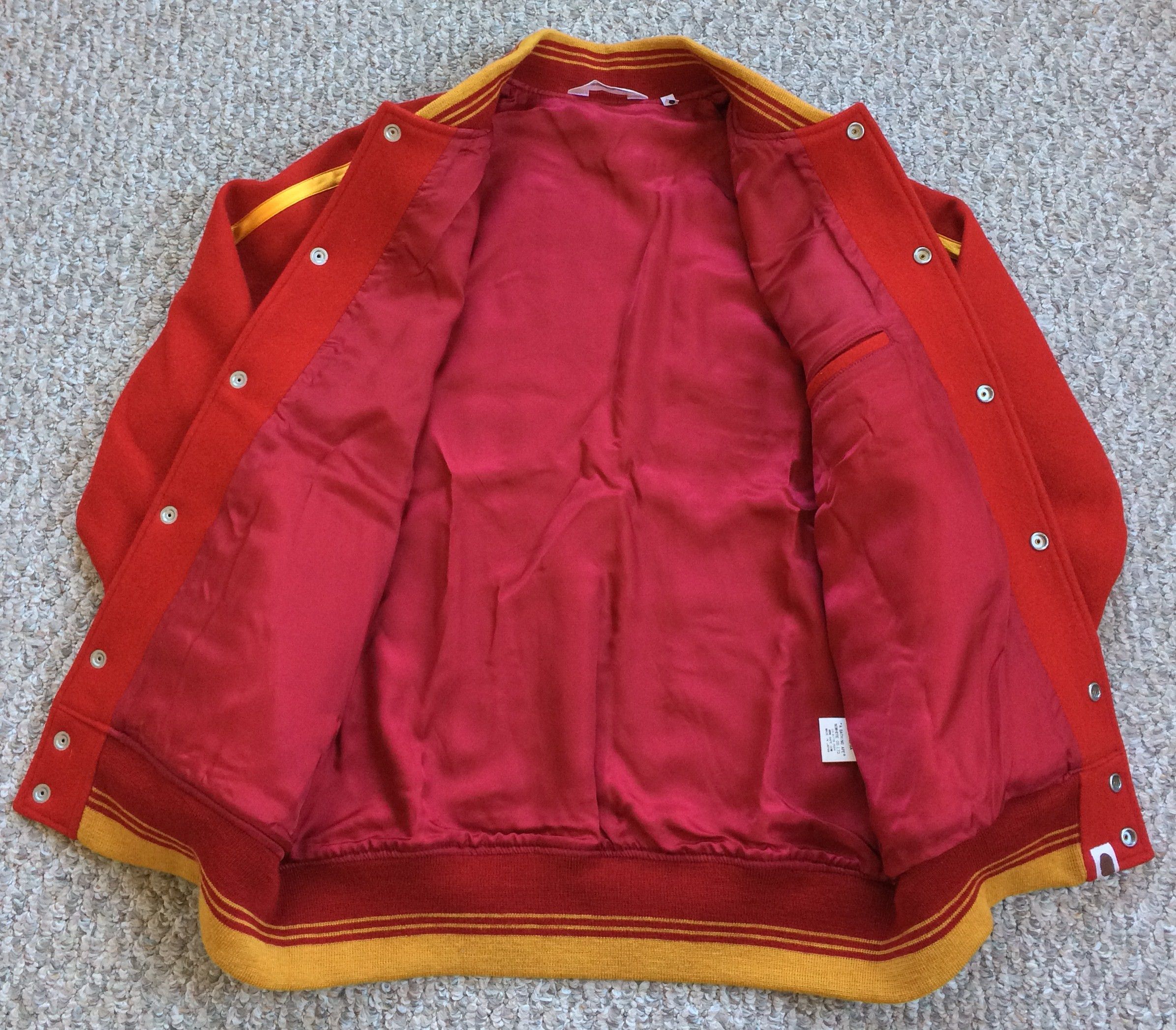 Bape OG Bapesta Stars Wool Bomber Jacket Size US L / EU 52-54 / 3 - 9 Thumbnail