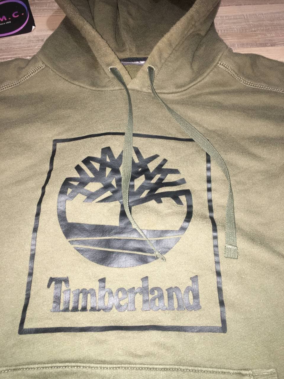Timberland Timberland hoodie khaki vintage Size US M / EU 48-50 / 2 - 2 Thumbnail