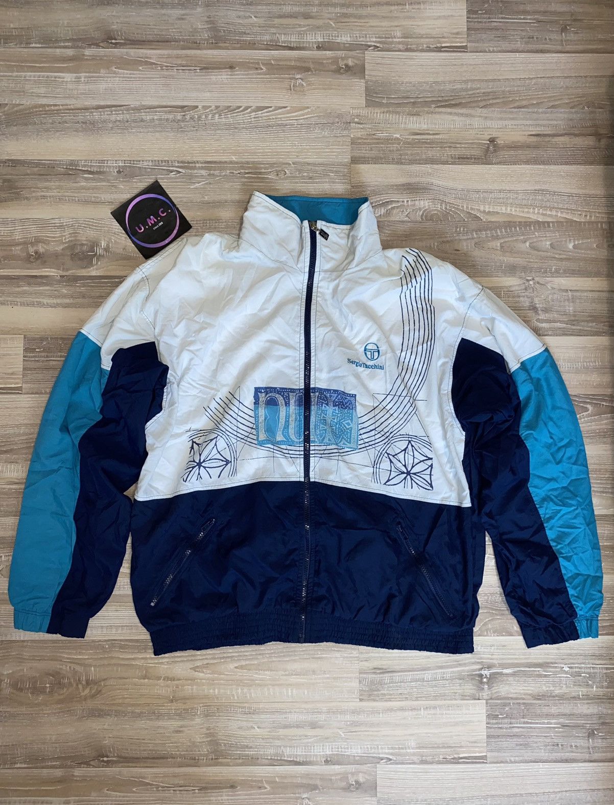 Short De Bain Sergio Tacchini Vintage 90s - Elena - Taille 44 - État Neuf Avec étiquettes