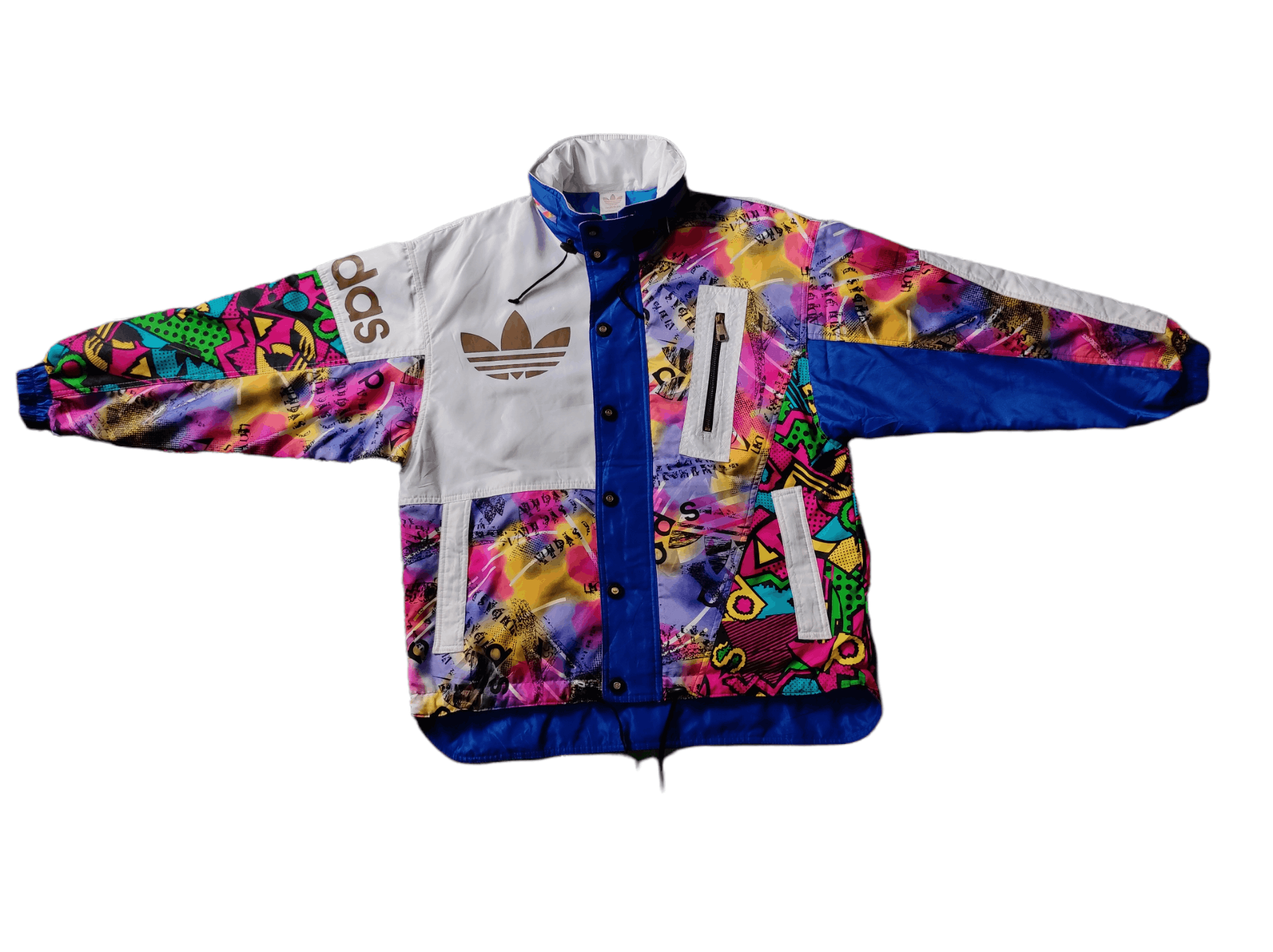 Adidas Vintage Adidas International Big Logo Gold Ski Jacket Size US L / EU 52-54 / 3 - 4 Thumbnail