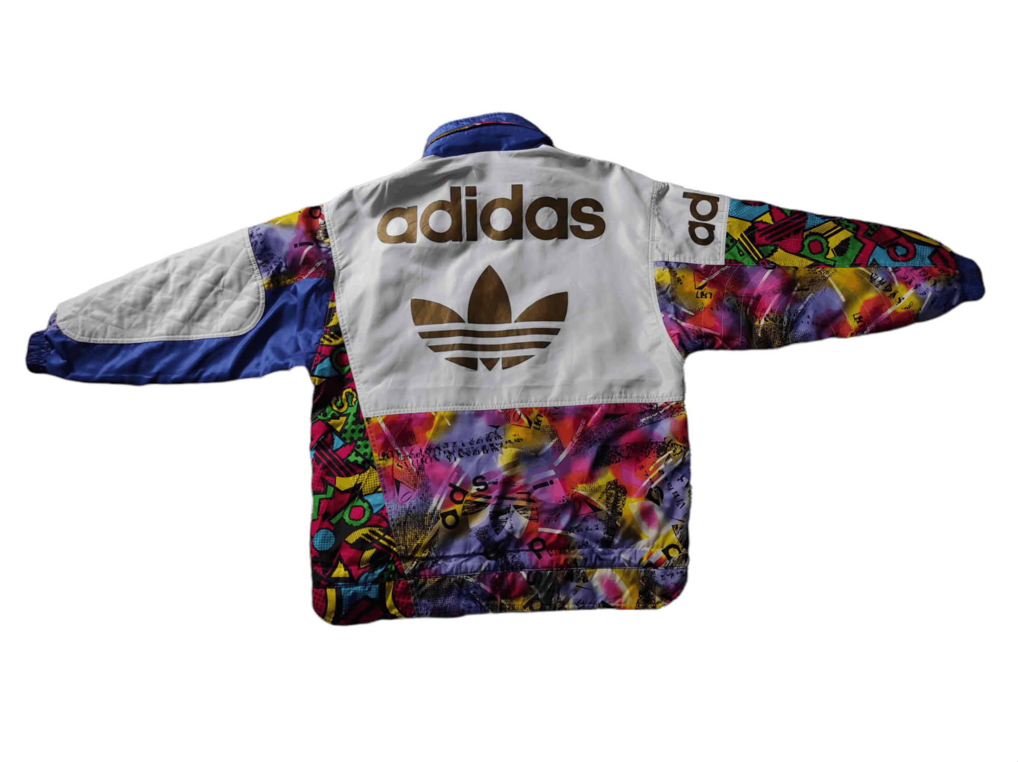 Adidas Vintage Adidas International Big Logo Gold Ski Jacket Size US L / EU 52-54 / 3 - 2 Thumbnail
