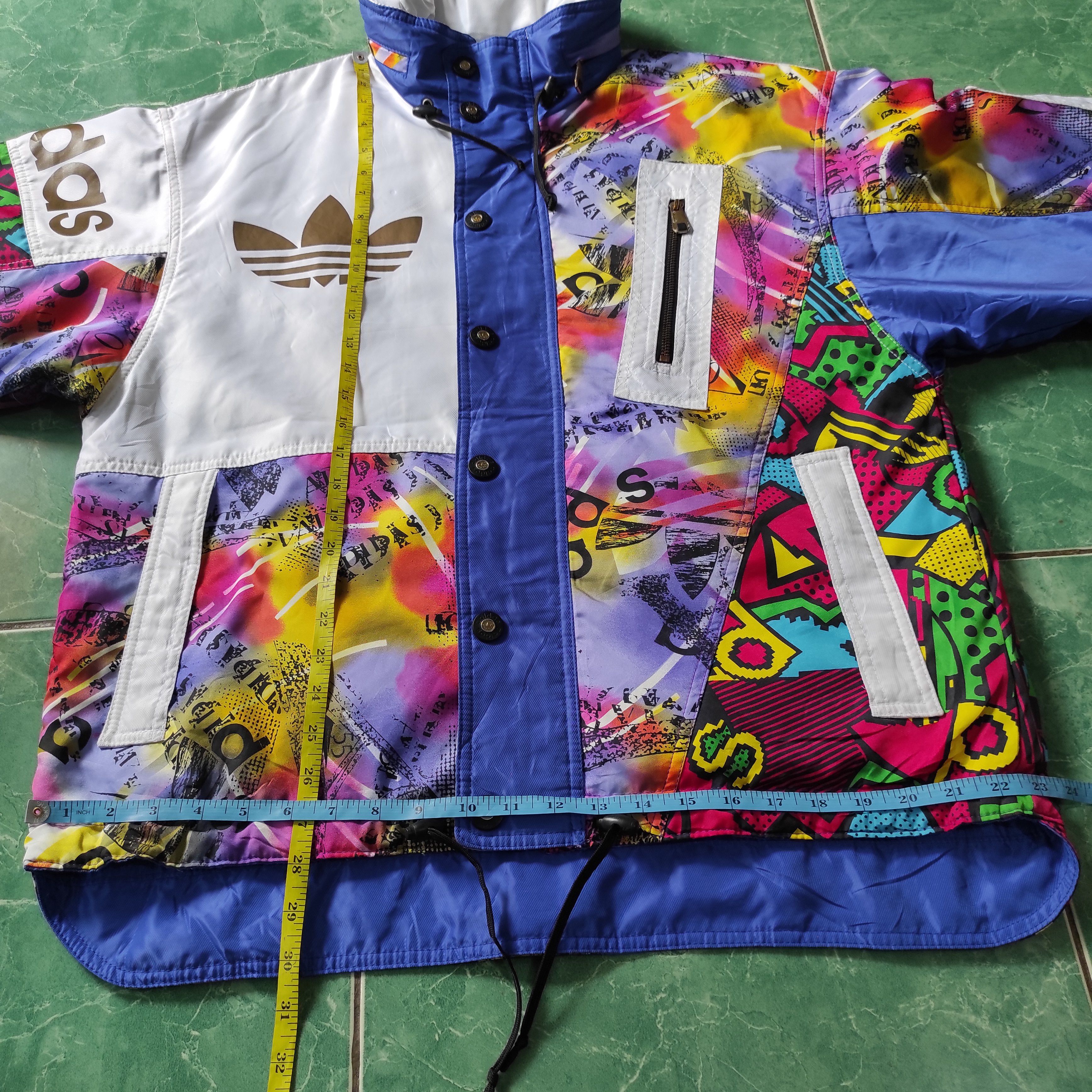 Adidas Vintage Adidas International Big Logo Gold Ski Jacket Size US L / EU 52-54 / 3 - 21 Thumbnail