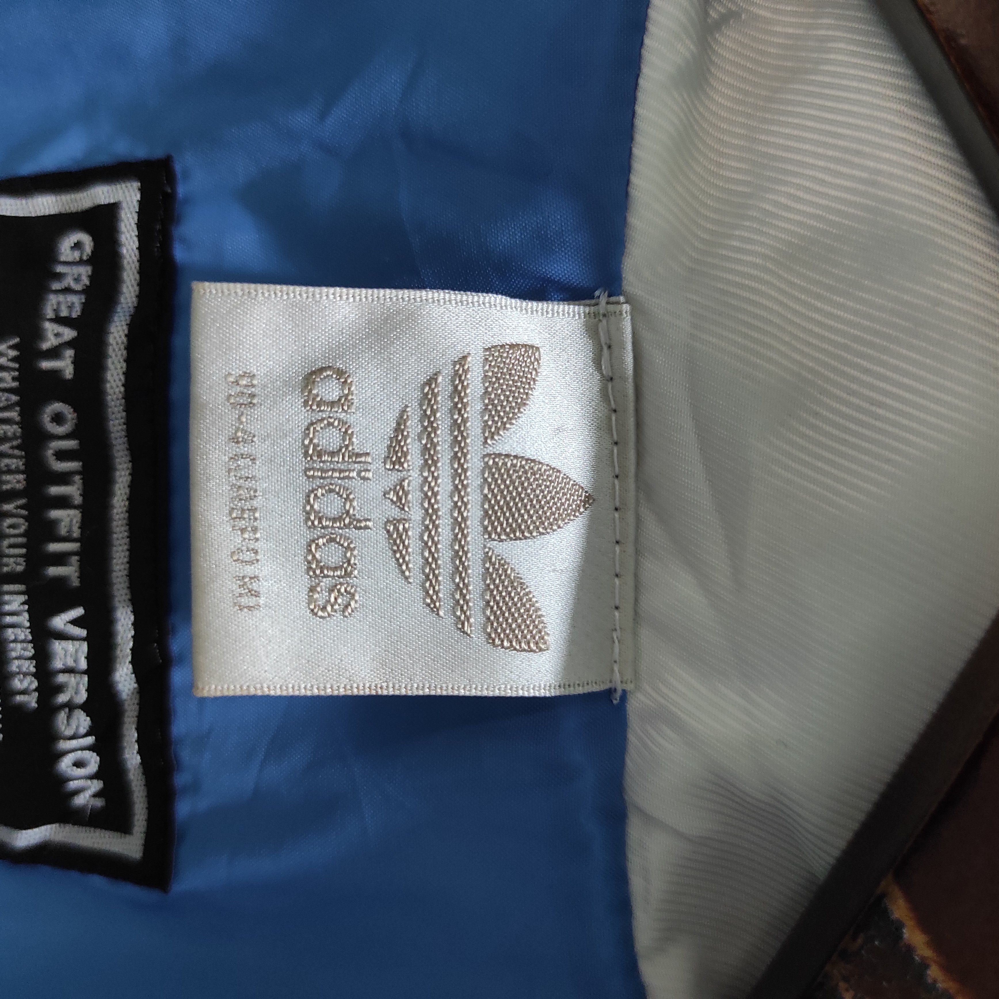 Adidas Vintage Adidas International Big Logo Gold Ski Jacket Size US L / EU 52-54 / 3 - 13 Thumbnail