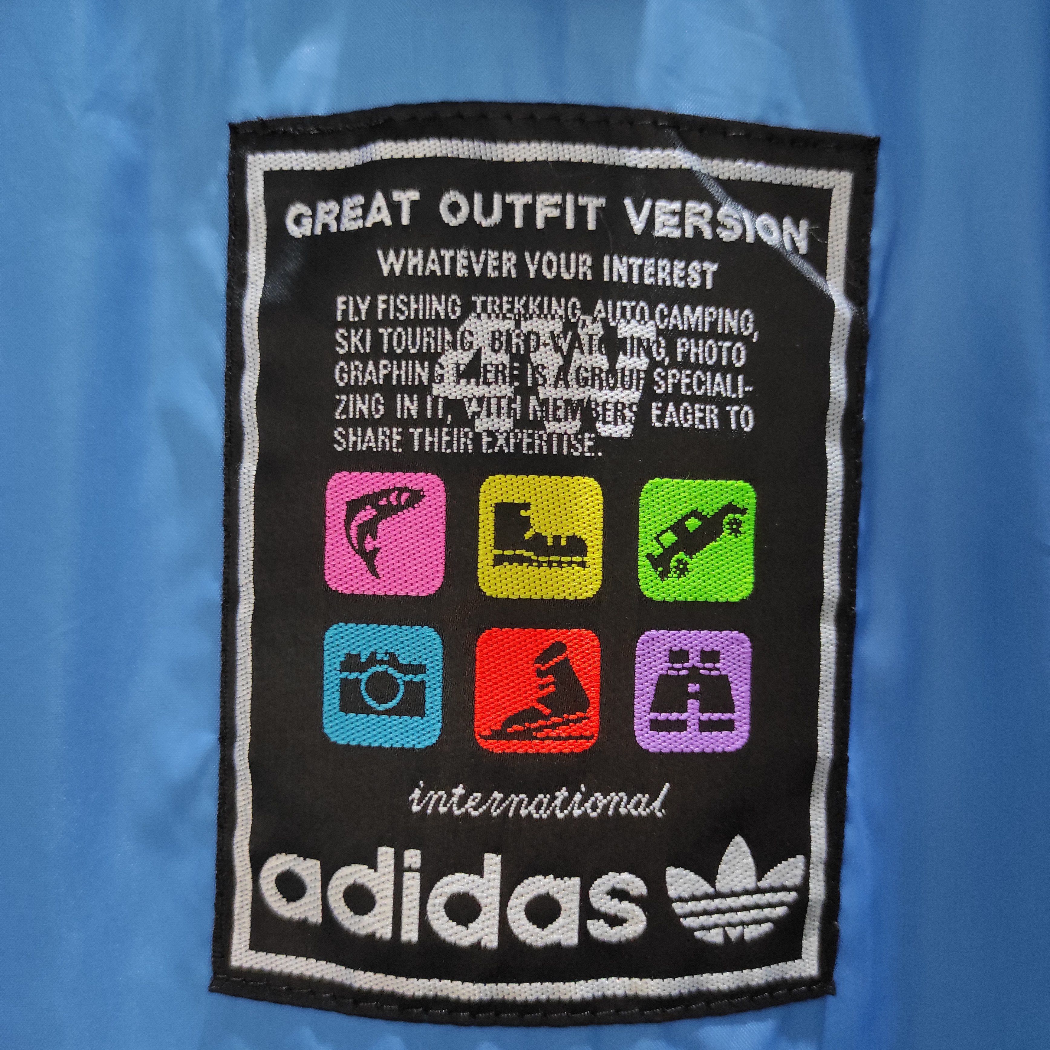 Adidas Vintage Adidas International Big Logo Gold Ski Jacket Size US L / EU 52-54 / 3 - 14 Thumbnail