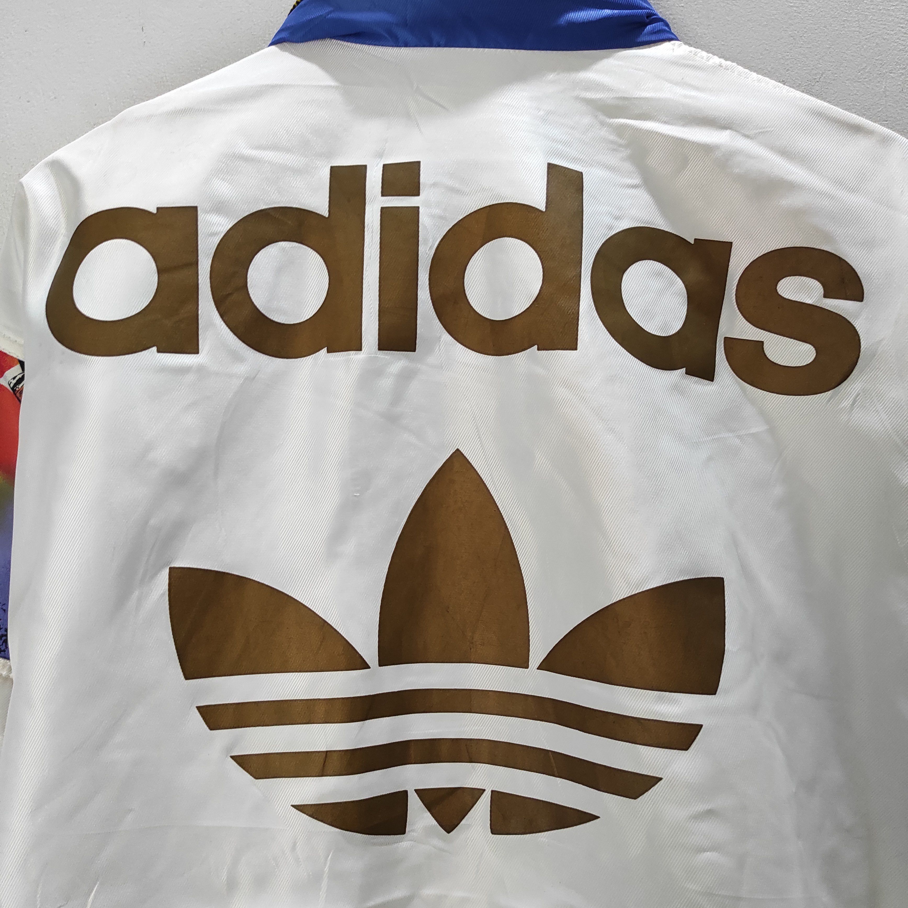 Adidas Vintage Adidas International Big Logo Gold Ski Jacket Size US L / EU 52-54 / 3 - 17 Thumbnail