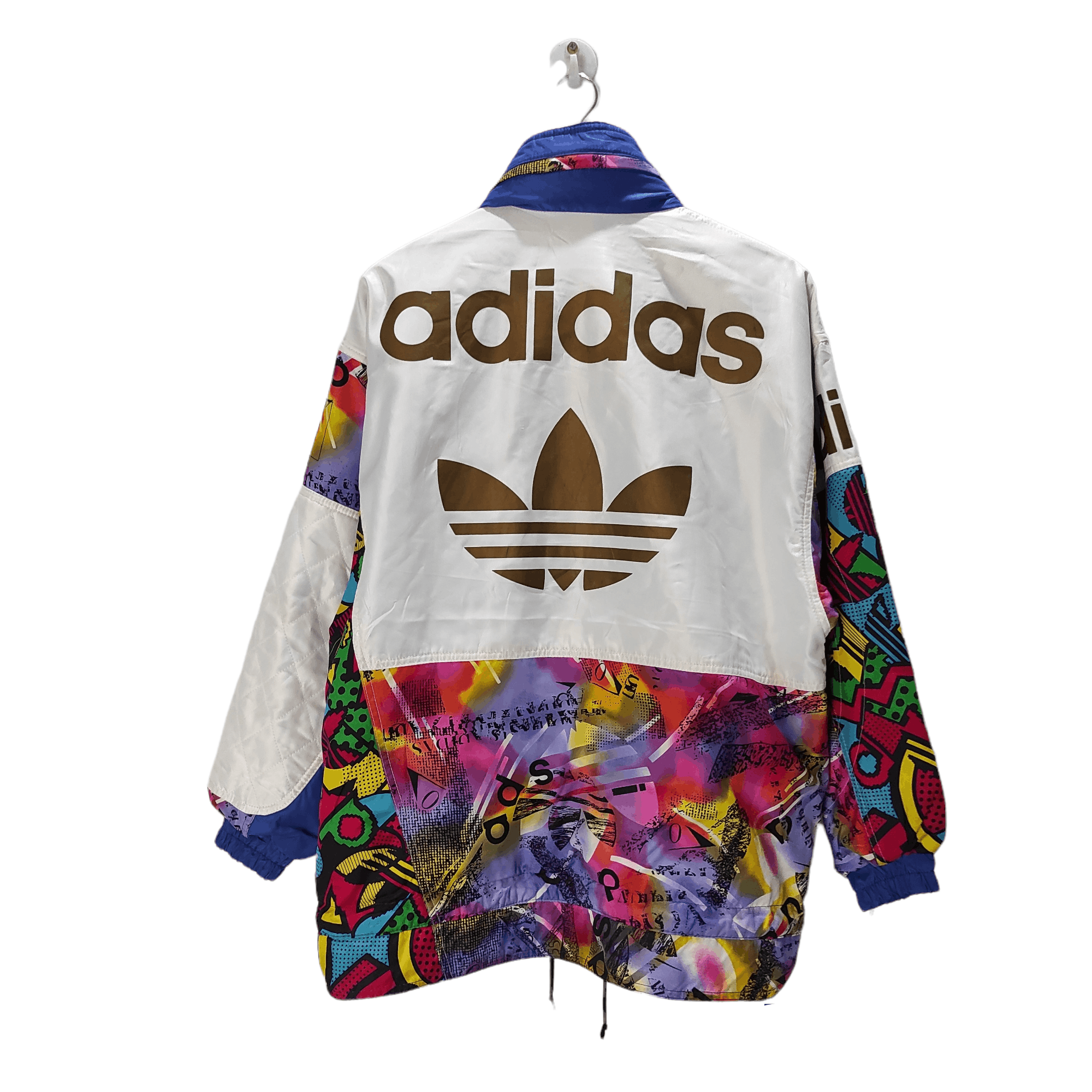 Adidas Vintage Adidas International Big Logo Gold Ski Jacket Size US L / EU 52-54 / 3 - 3 Thumbnail