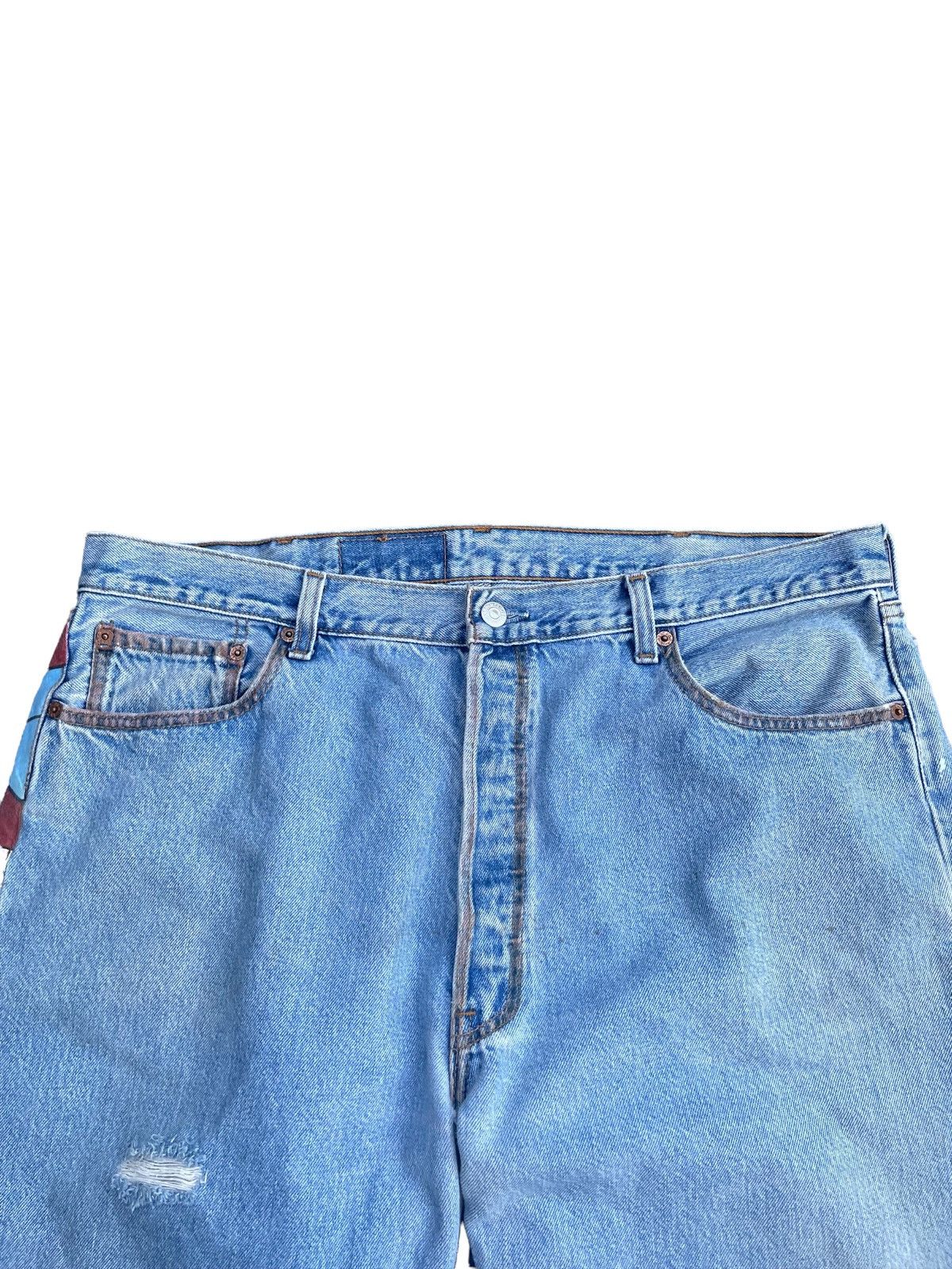 Levi's Rare Vintage 1998 Levis 501 e Aladin Denim Size US 38 / EU 54 - 8 Thumbnail