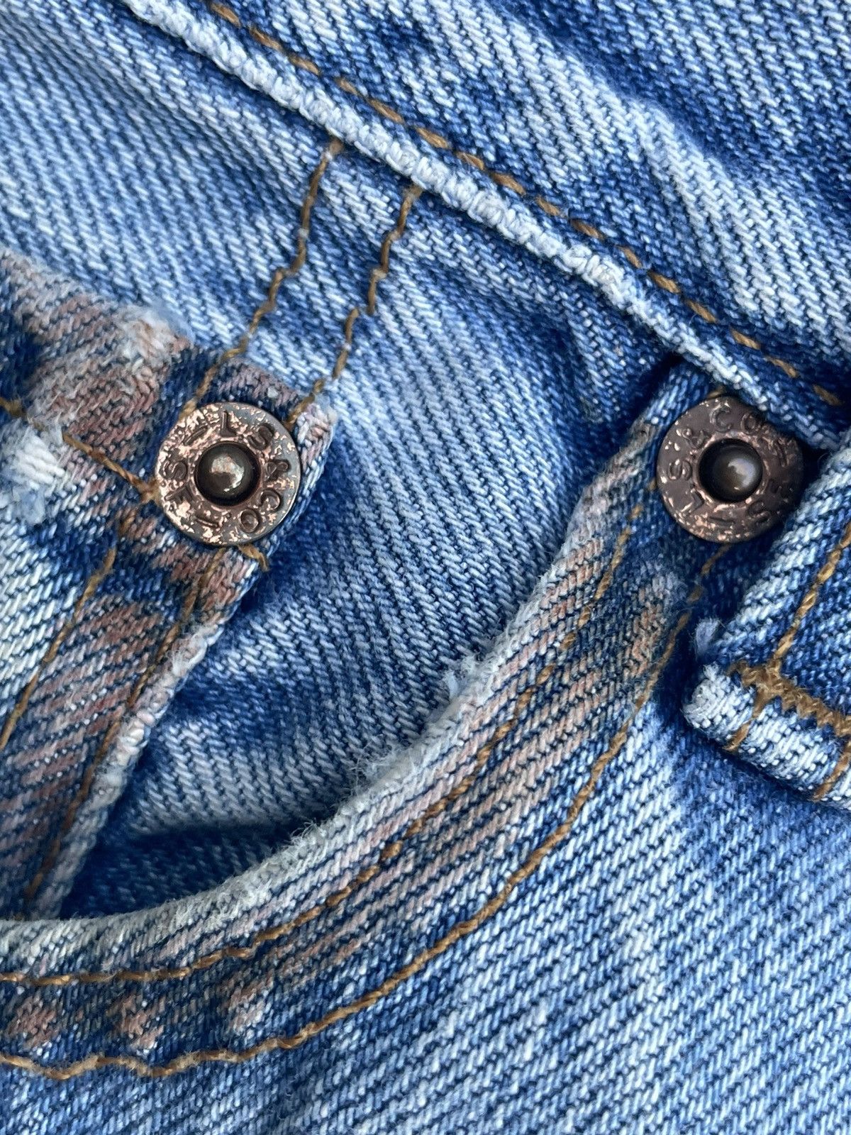 Levi's Rare Vintage 1998 Levis 501 e Aladin Denim Size US 38 / EU 54 - 20 Thumbnail