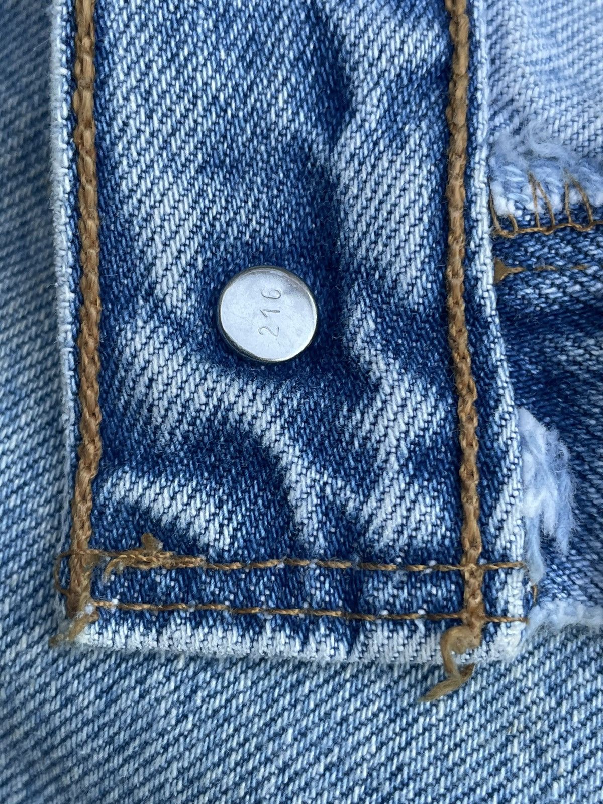 Levi's Rare Vintage 1998 Levis 501 e Aladin Denim Size US 38 / EU 54 - 19 Thumbnail