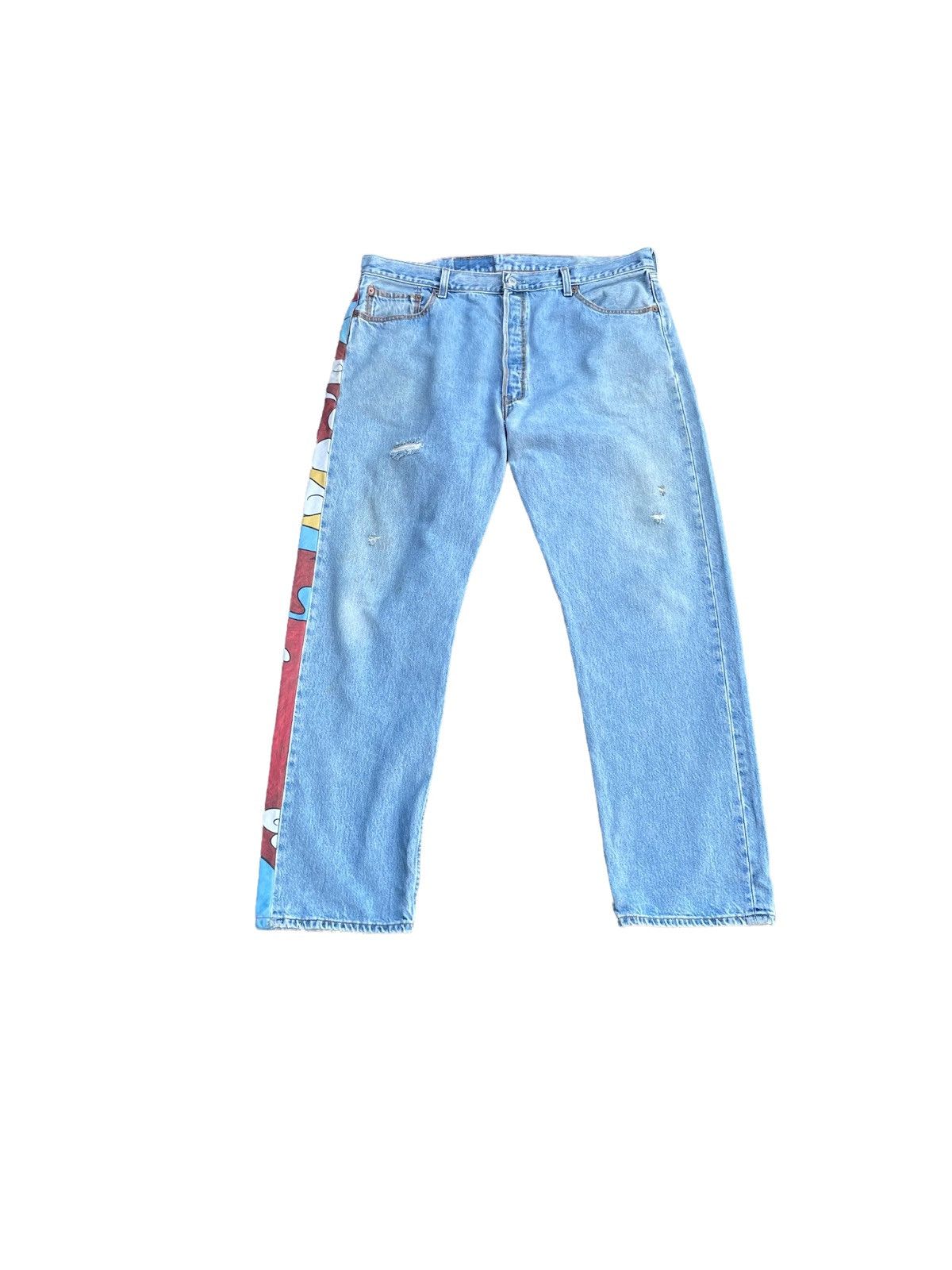 Levi's Rare Vintage 1998 Levis 501 e Aladin Denim Size US 38 / EU 54 - 3 Thumbnail