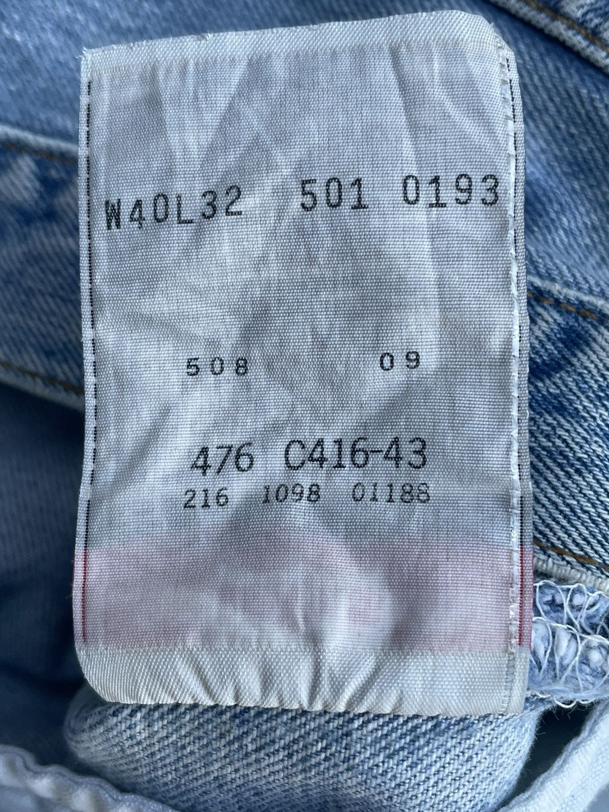 Levi's Rare Vintage 1998 Levis 501 e Aladin Denim Size US 38 / EU 54 - 16 Thumbnail