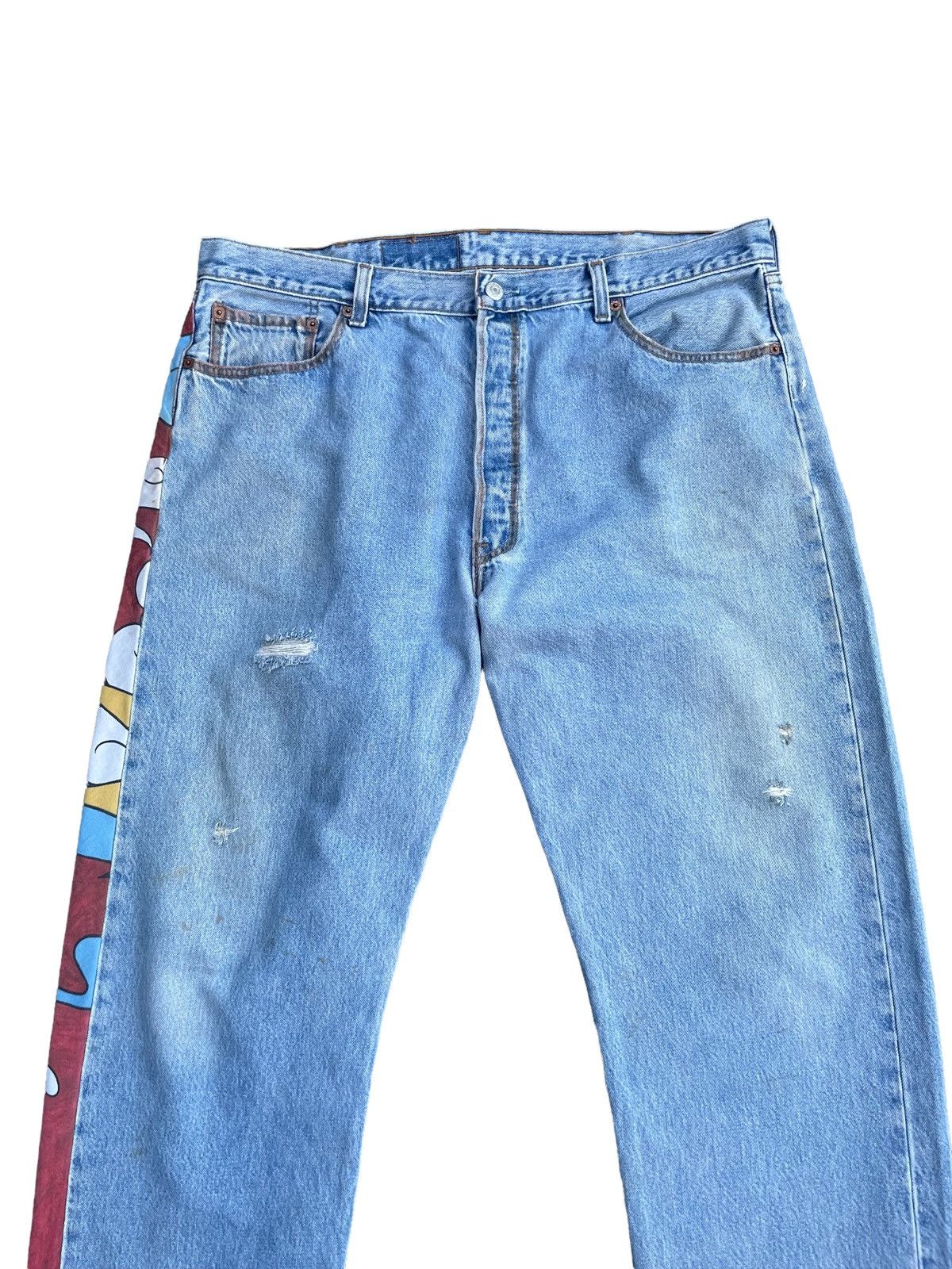 Levi's Rare Vintage 1998 Levis 501 e Aladin Denim Size US 38 / EU 54 - 5 Thumbnail