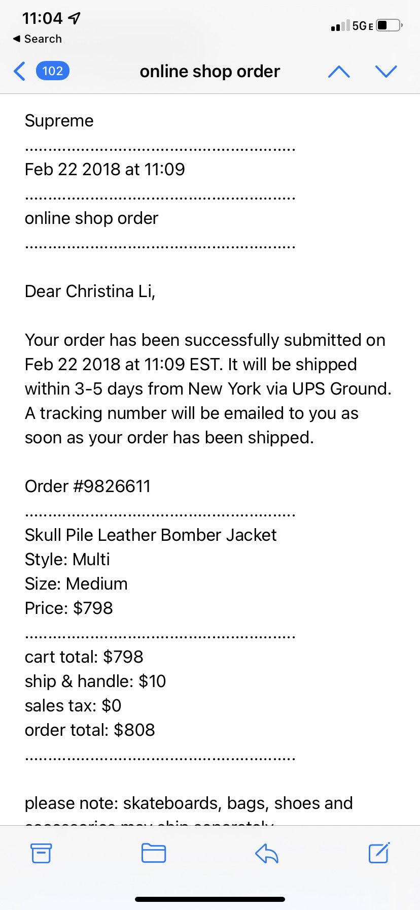 Supreme Skull Pile Leather Bomber Jacket Size US M / EU 48-50 / 2 - 9 Thumbnail