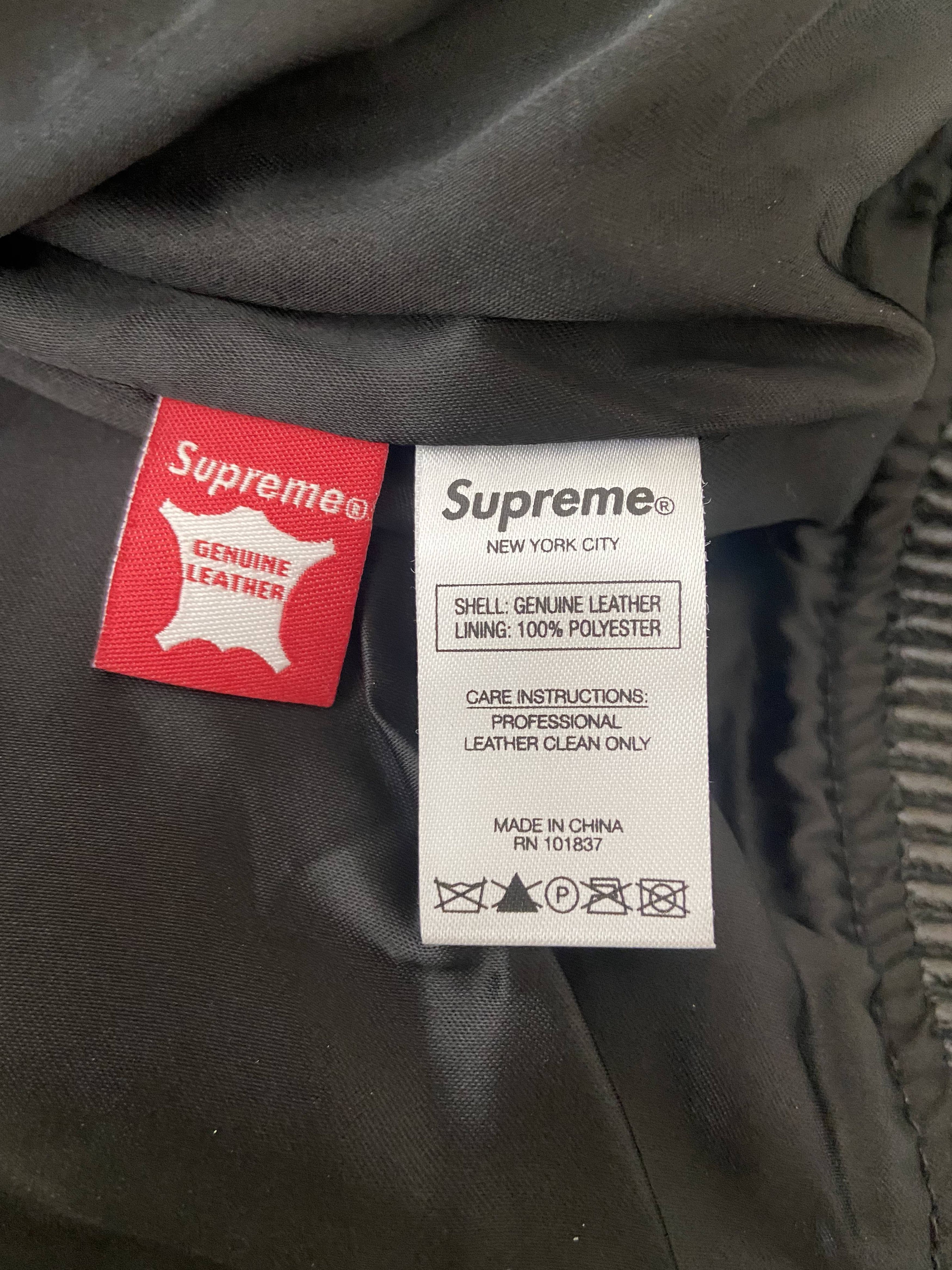 Supreme Skull Pile Leather Bomber Jacket Size US M / EU 48-50 / 2 - 10 Thumbnail