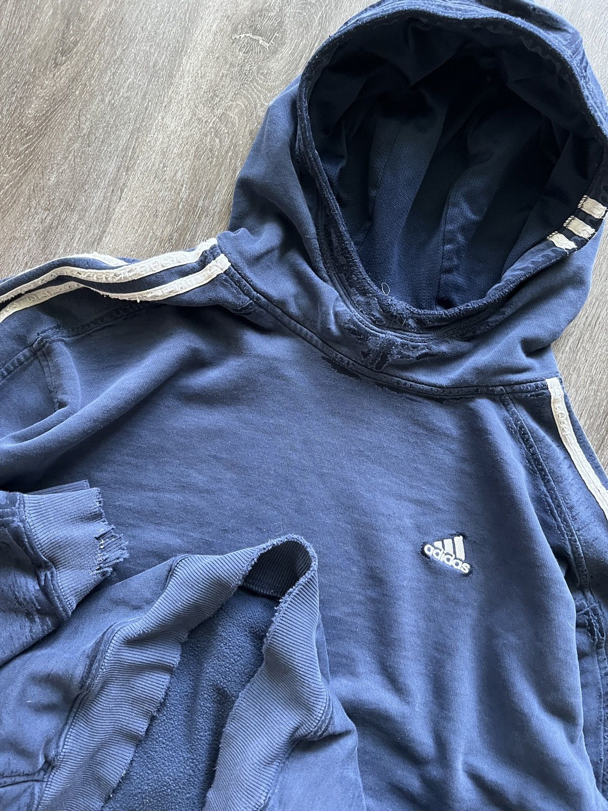 Adidas × Straight Faded × Vintage Vintage 90s Adidas Faded