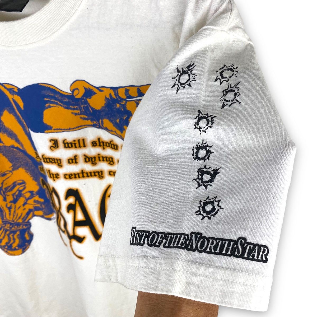 Cartoon Network × Japanese Brand × Vintage VINTAGE FIST OF THE NORTH STAR RAOH VILLAINS ANIME T SHIRT Size US L / EU 52-54 / 3 - 6 Thumbnail