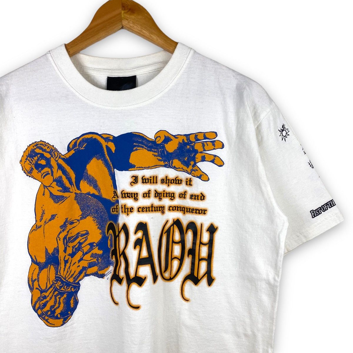 Cartoon Network × Japanese Brand × Vintage VINTAGE FIST OF THE NORTH STAR RAOH VILLAINS ANIME T SHIRT Size US L / EU 52-54 / 3 - 2 Thumbnail