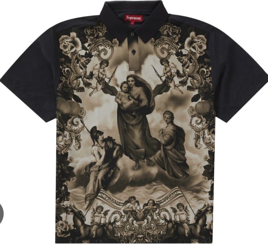 Supreme Supreme Heavenly Silk Polo Tee (Large) | Grailed