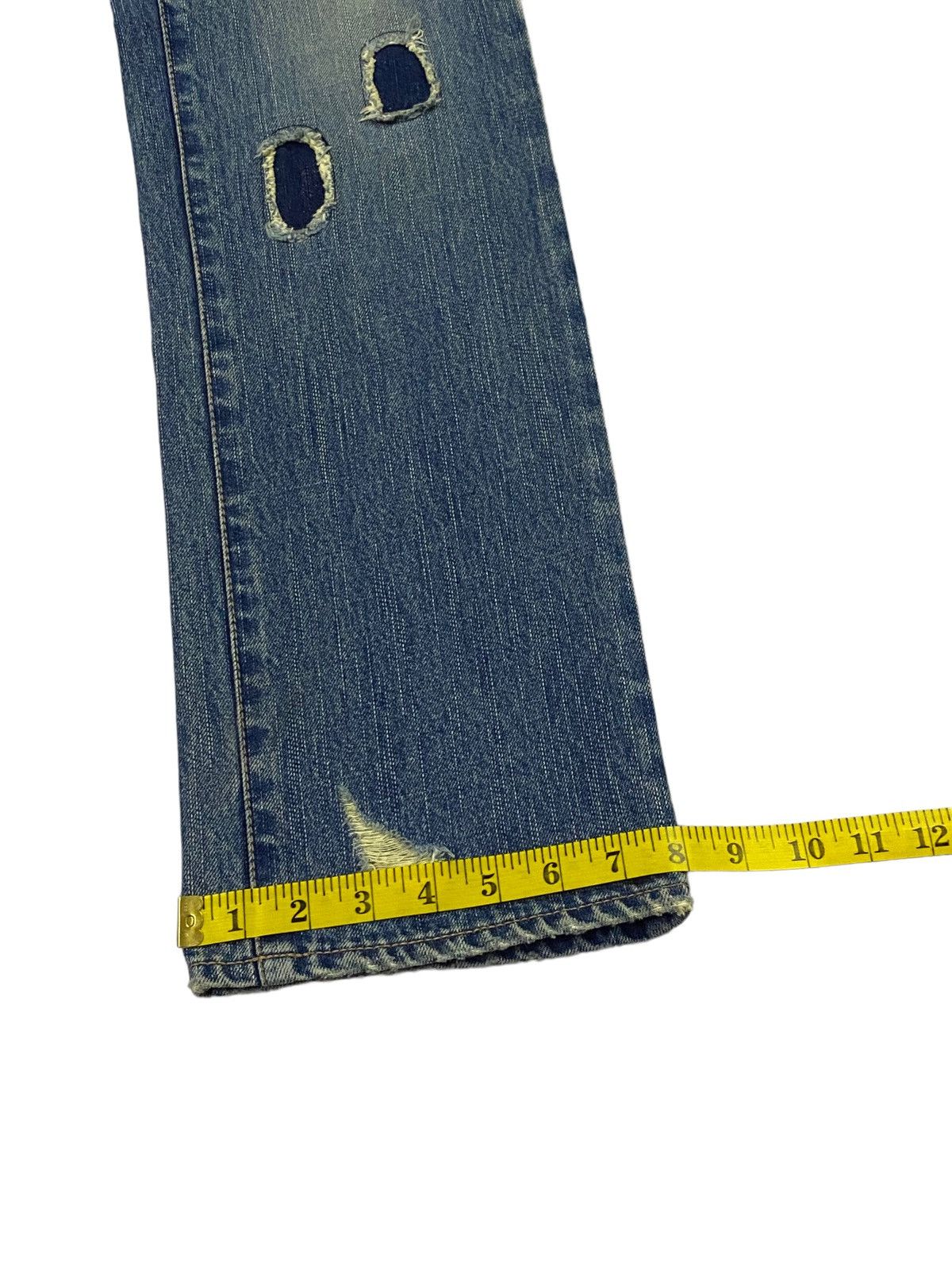 Japanese Brand × PPFM Nice Design‼️PPFM Ripped Distressed Denim Pants Size US 32 / EU 48 - 10 Thumbnail