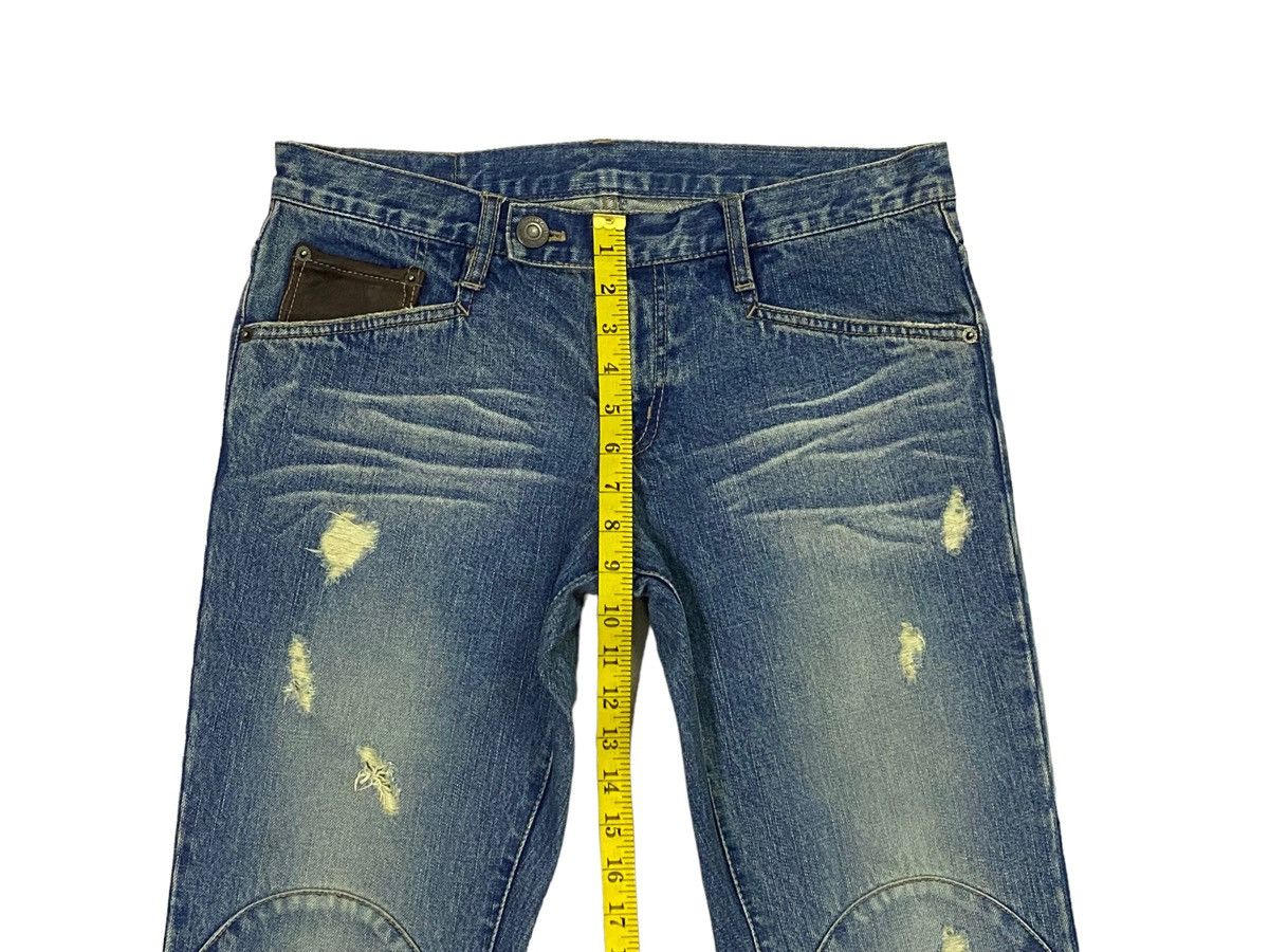 Japanese Brand × PPFM Nice Design‼️PPFM Ripped Distressed Denim Pants Size US 32 / EU 48 - 5 Thumbnail