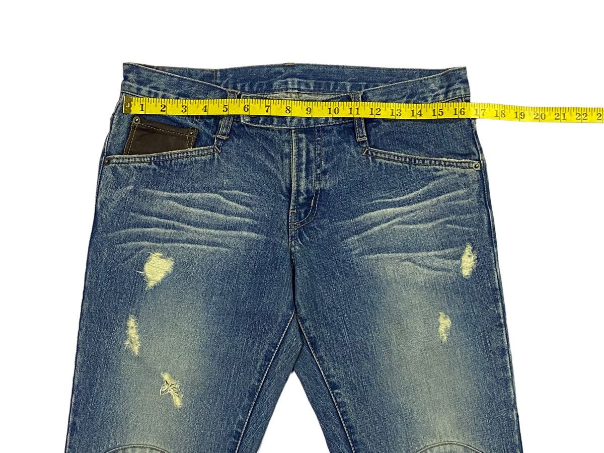 Japanese Brand × PPFM Nice Design‼️PPFM Ripped Distressed Denim Pants Size US 32 / EU 48 - 4 Thumbnail