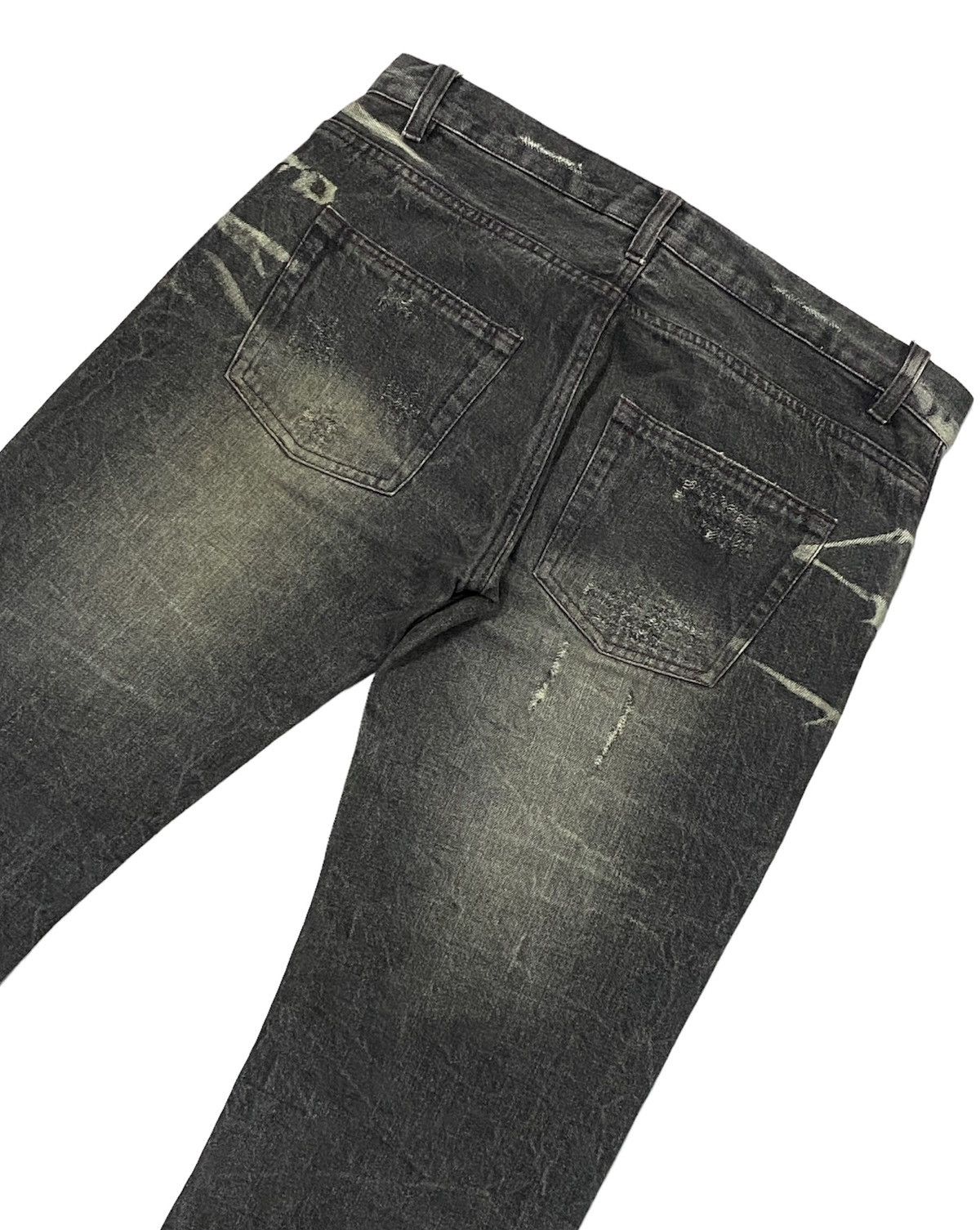 LOWBOX Nice Design‼️“LOWBOX” Ripped Distressed Denim Pants Size US 32 / EU 48 - 21 Thumbnail