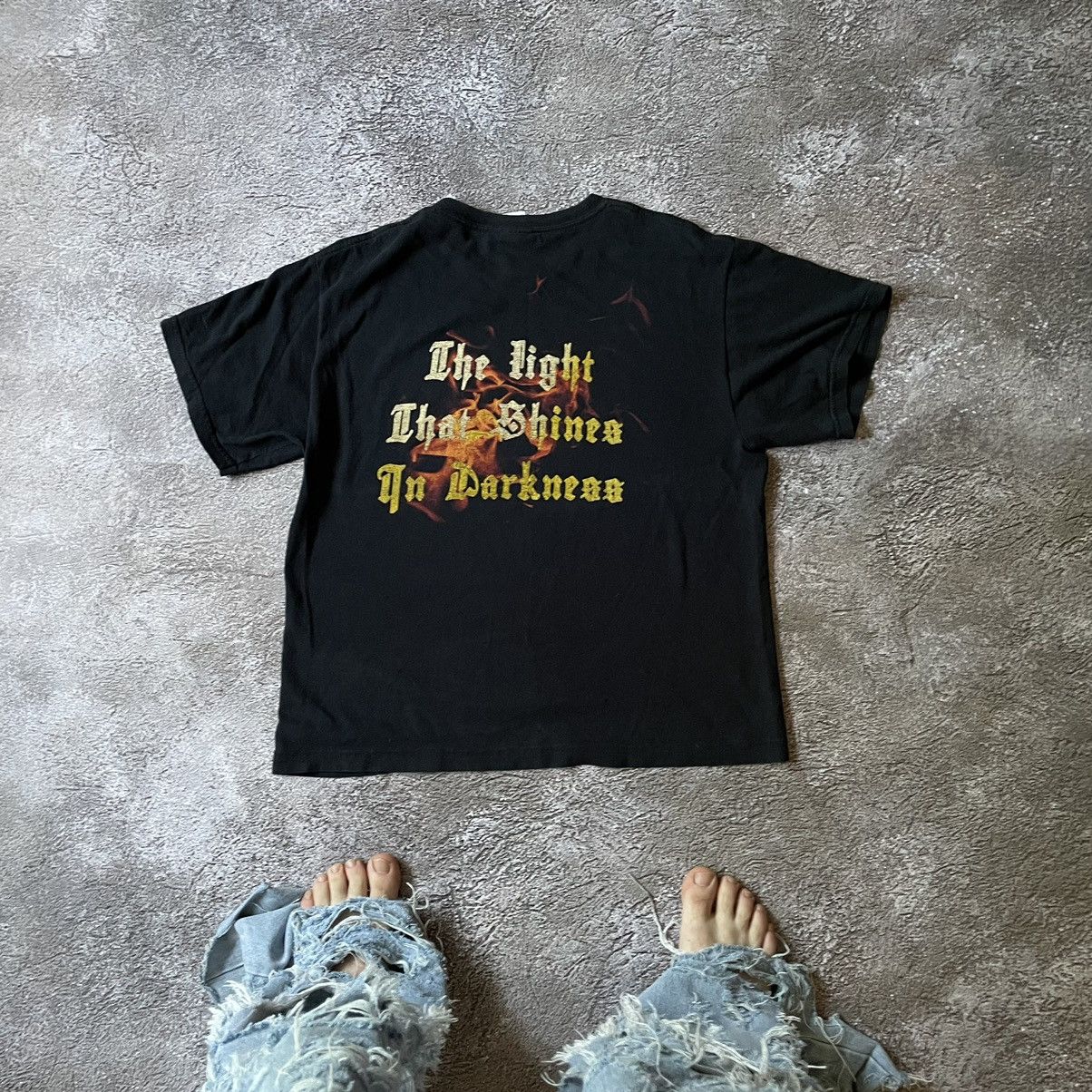 Vintage Vintage Y2K Graphic Tee Sun Faded Dark Grunge Slim Baggy M Size US M / EU 48-50 / 2 - 5 Thumbnail