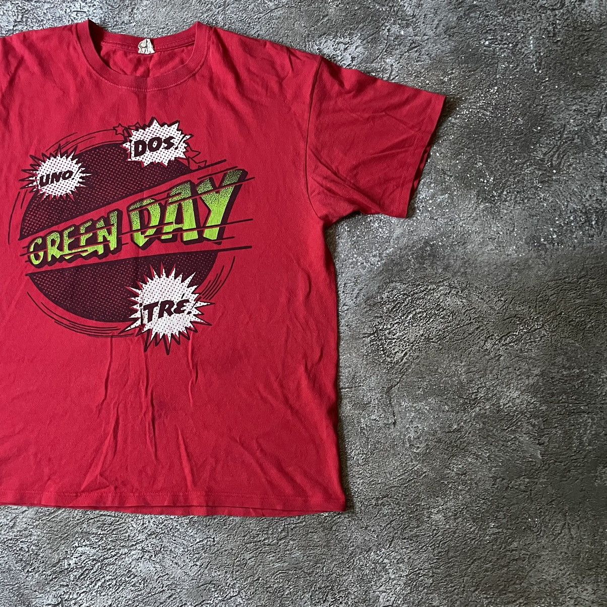 Vintage Vintage Y2K Green Day Graphic Tee Skulls Horror Punk Boxy XL Size US XL / EU 56 / 4 - 3 Thumbnail