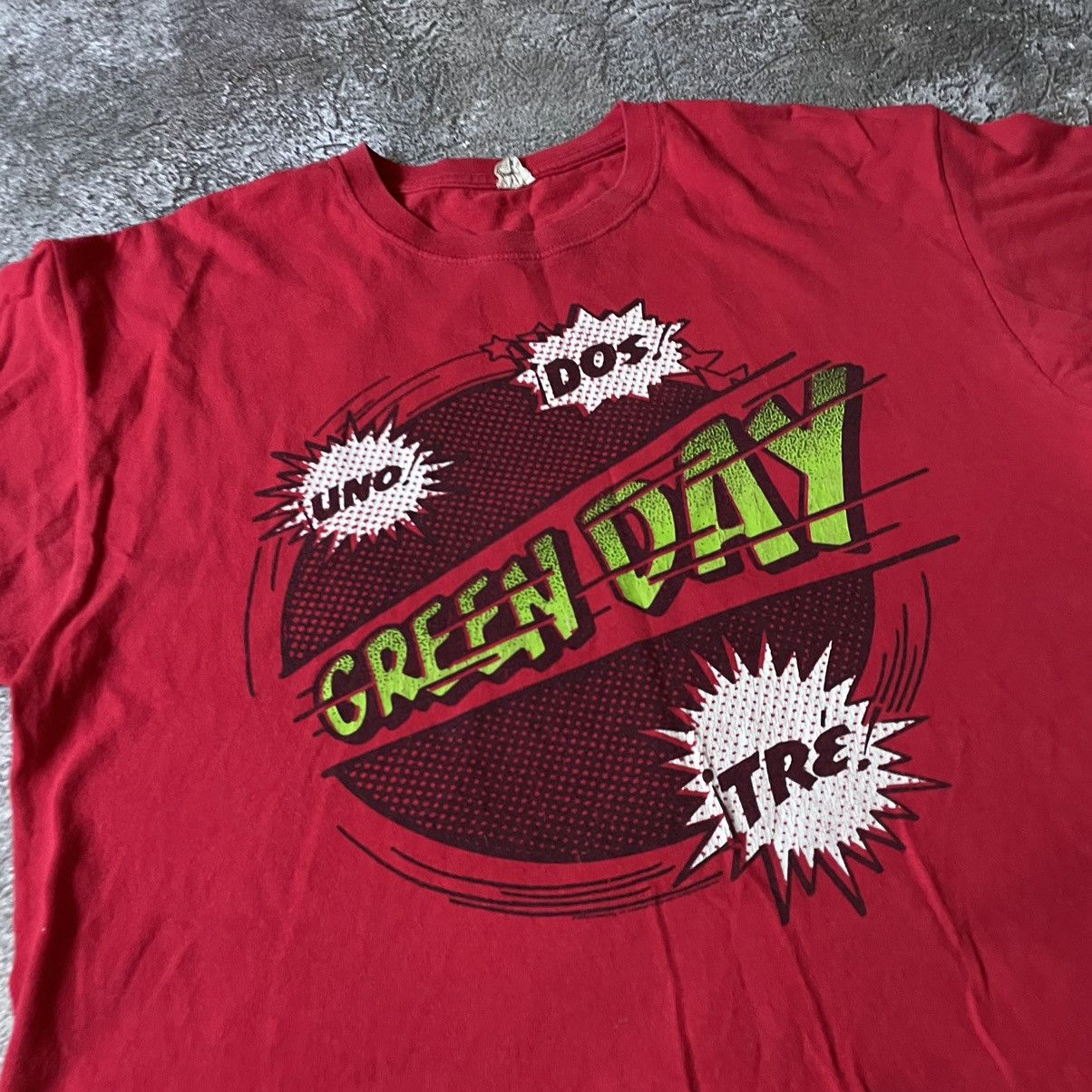 Vintage Vintage Y2K Green Day Graphic Tee Skulls Horror Punk Boxy XL Size US XL / EU 56 / 4 - 6 Thumbnail