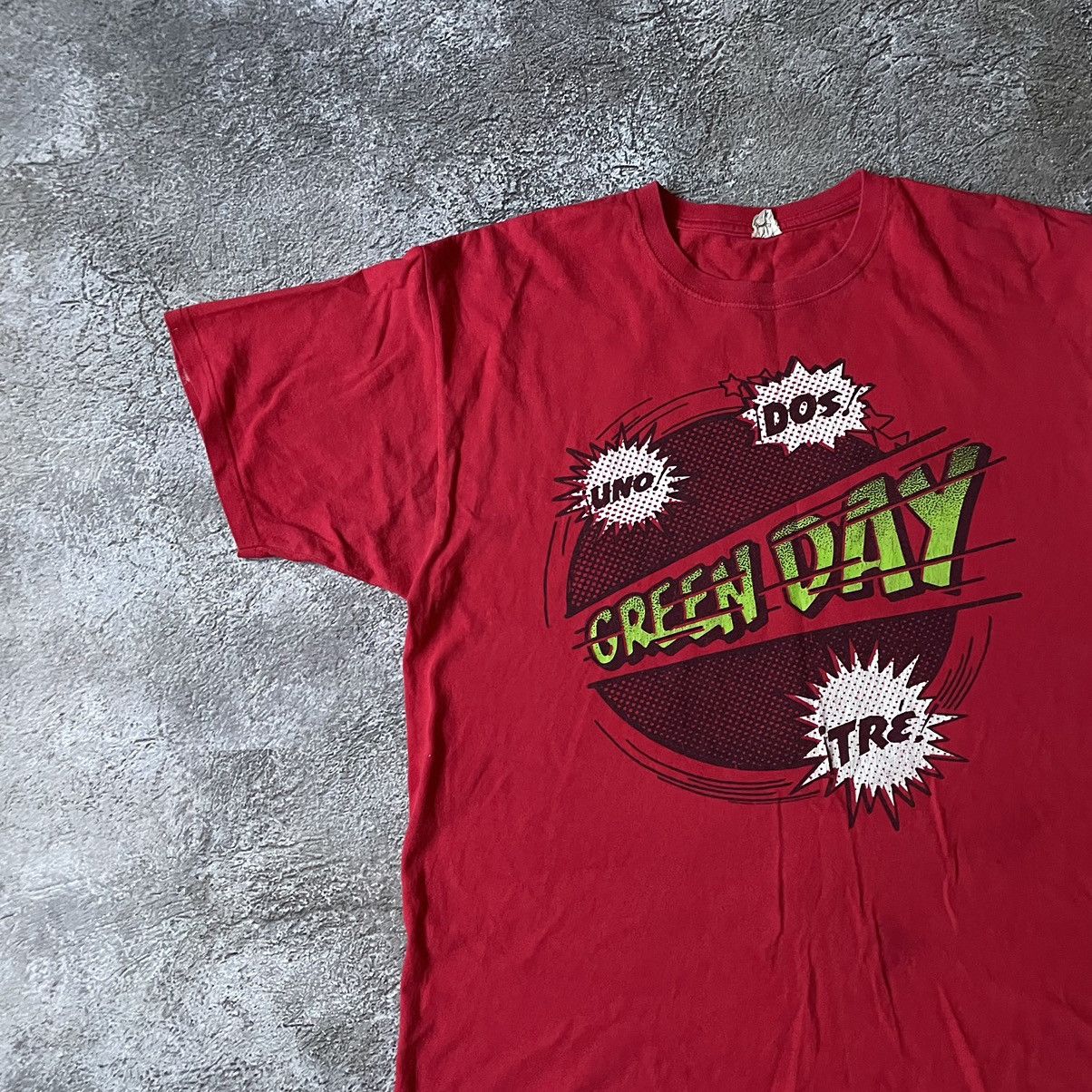 Vintage Vintage Y2K Green Day Graphic Tee Skulls Horror Punk Boxy XL Size US XL / EU 56 / 4 - 4 Thumbnail