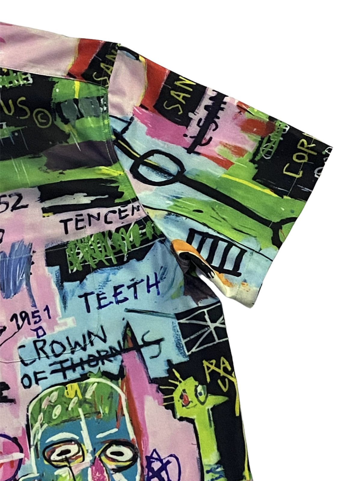 Jean-Michel Basquiat × Wacko Maria Wacko Maria The Art Of Jean Michel Basquiat Full Print Shirt Size US M / EU 48-50 / 2 - 16 Thumbnail
