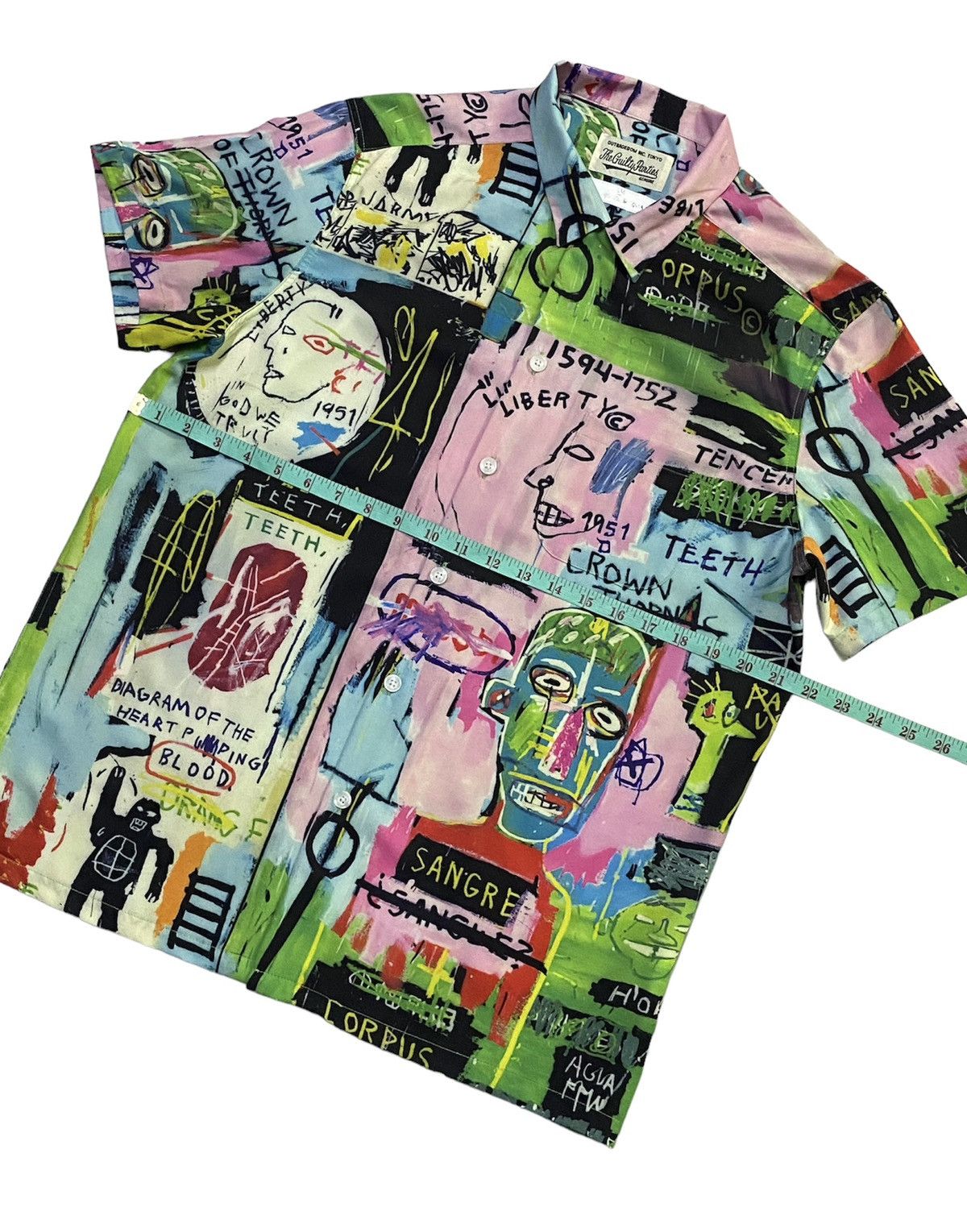 Jean-Michel Basquiat × Wacko Maria Wacko Maria The Art Of Jean Michel Basquiat Full Print Shirt Size US M / EU 48-50 / 2 - 3 Thumbnail