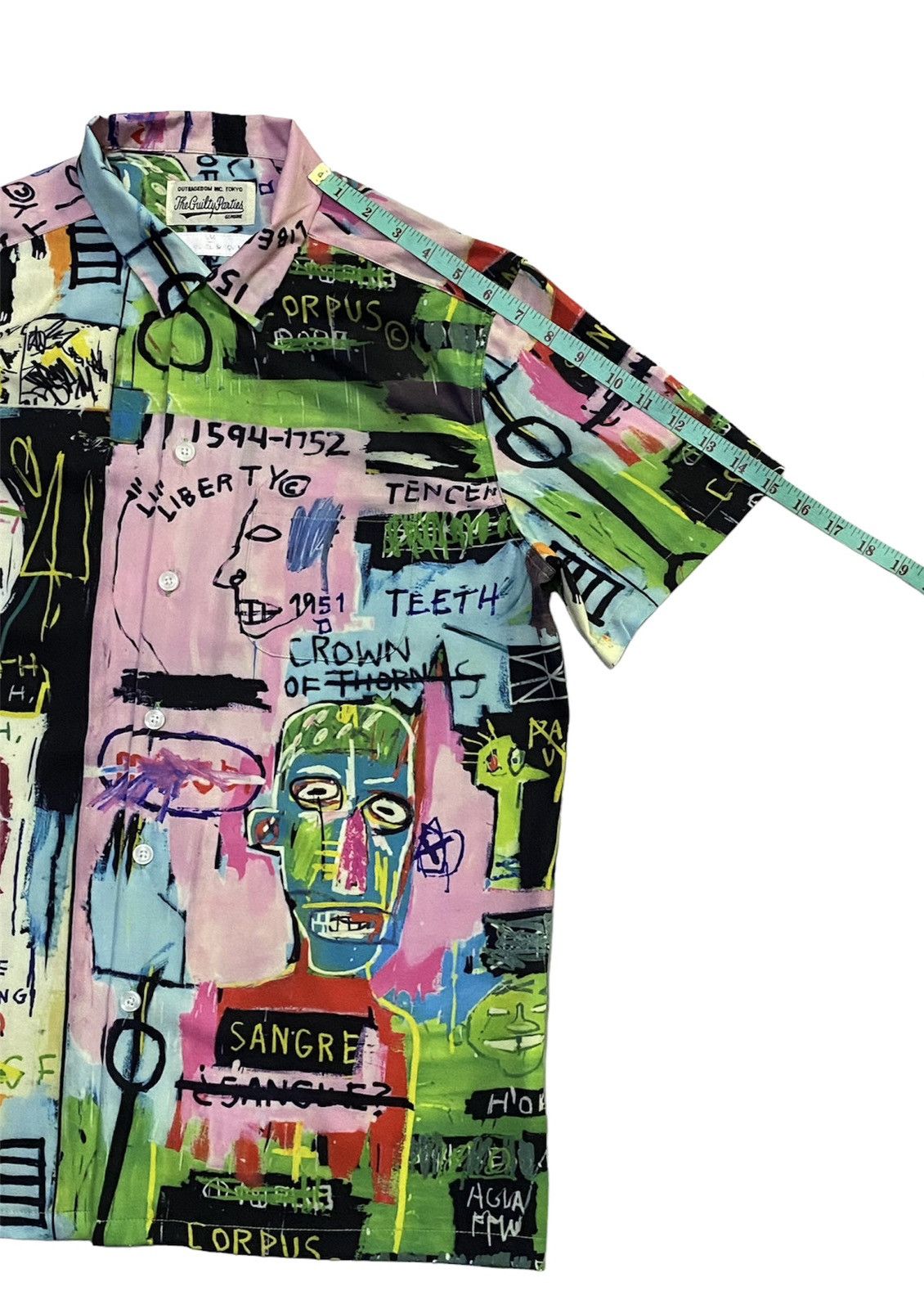 Jean-Michel Basquiat × Wacko Maria Wacko Maria The Art Of Jean Michel Basquiat Full Print Shirt Size US M / EU 48-50 / 2 - 7 Thumbnail