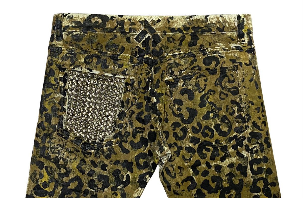 Japanese Brand Z VARGA (JAPANESE BRAND) LEOPARD SLIM FIT JEANS Size US 34 / EU 50 - 18 Thumbnail