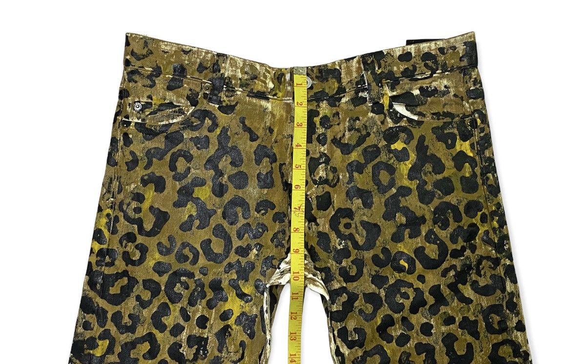 Japanese Brand Z VARGA (JAPANESE BRAND) LEOPARD SLIM FIT JEANS Size US 34 / EU 50 - 6 Thumbnail