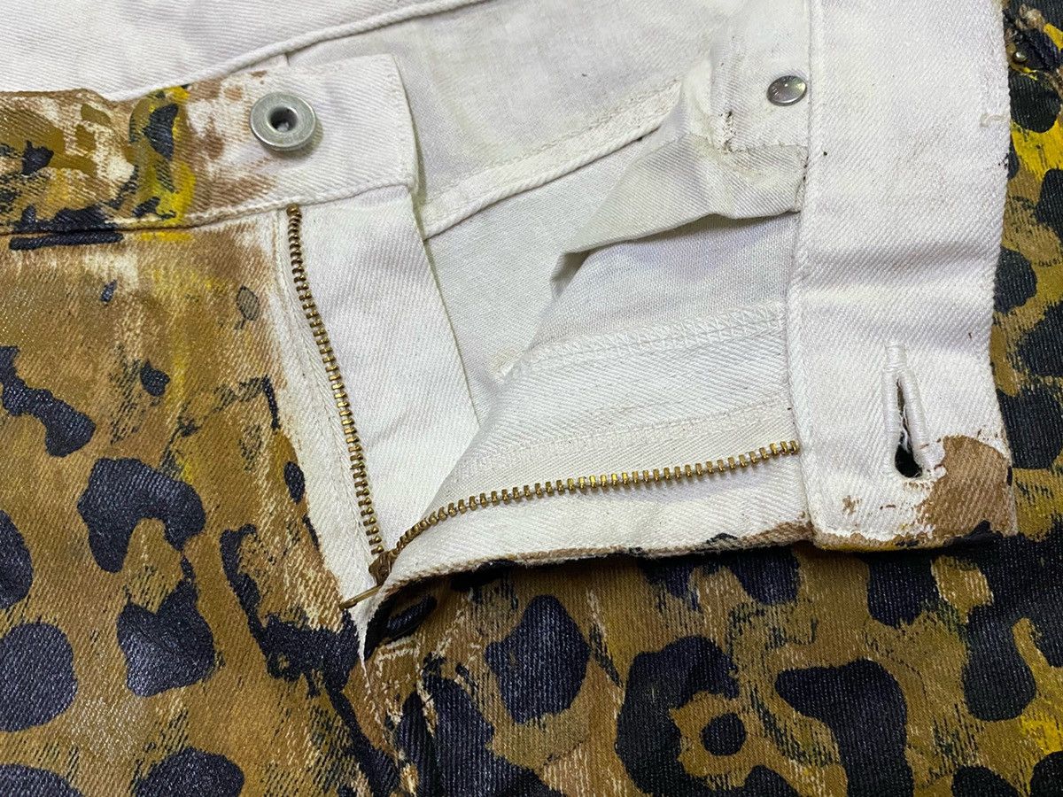Japanese Brand Z VARGA (JAPANESE BRAND) LEOPARD SLIM FIT JEANS Size US 34 / EU 50 - 17 Thumbnail