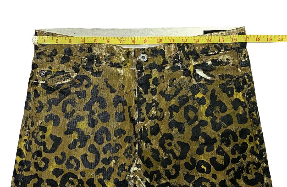 Japanese Brand Z VARGA (JAPANESE BRAND) LEOPARD SLIM FIT JEANS Size US 34 / EU 50 - 3 Thumbnail