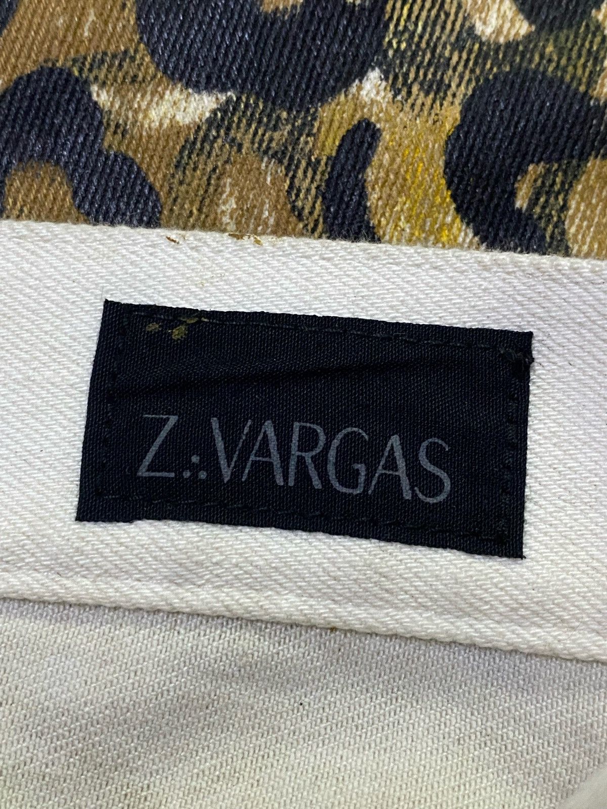 Japanese Brand Z VARGA (JAPANESE BRAND) LEOPARD SLIM FIT JEANS Size US 34 / EU 50 - 10 Thumbnail