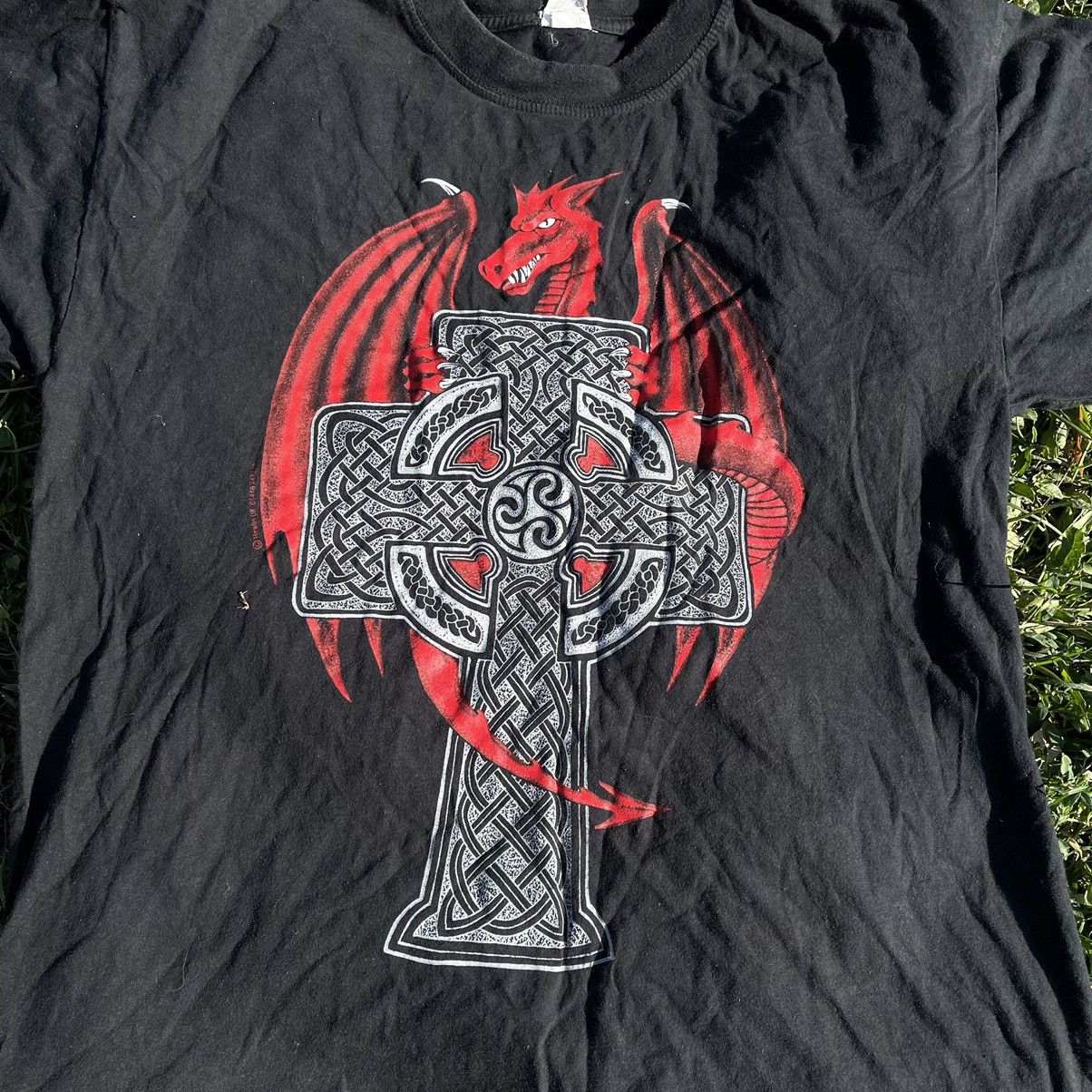 Band Tees Vintage Y2K God Skulls Vamp Devil Dead Face Horror Print Tee Size US M / EU 48-50 / 2 - 4 Thumbnail