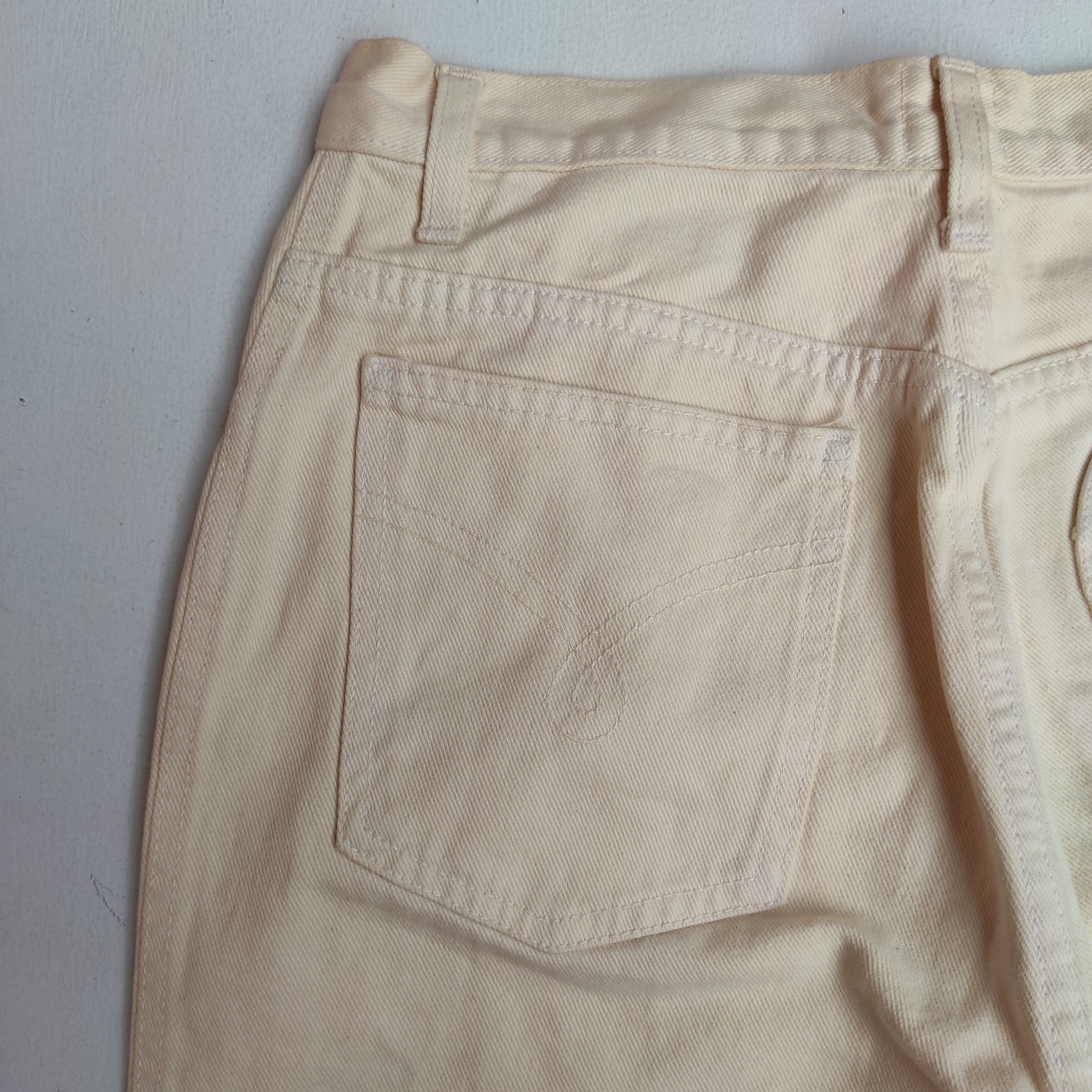 Moschino × Vintage Vintage Moschino love pocket denim jeans made in Italy Size 28" / US 6 / IT 42 - 6 Thumbnail