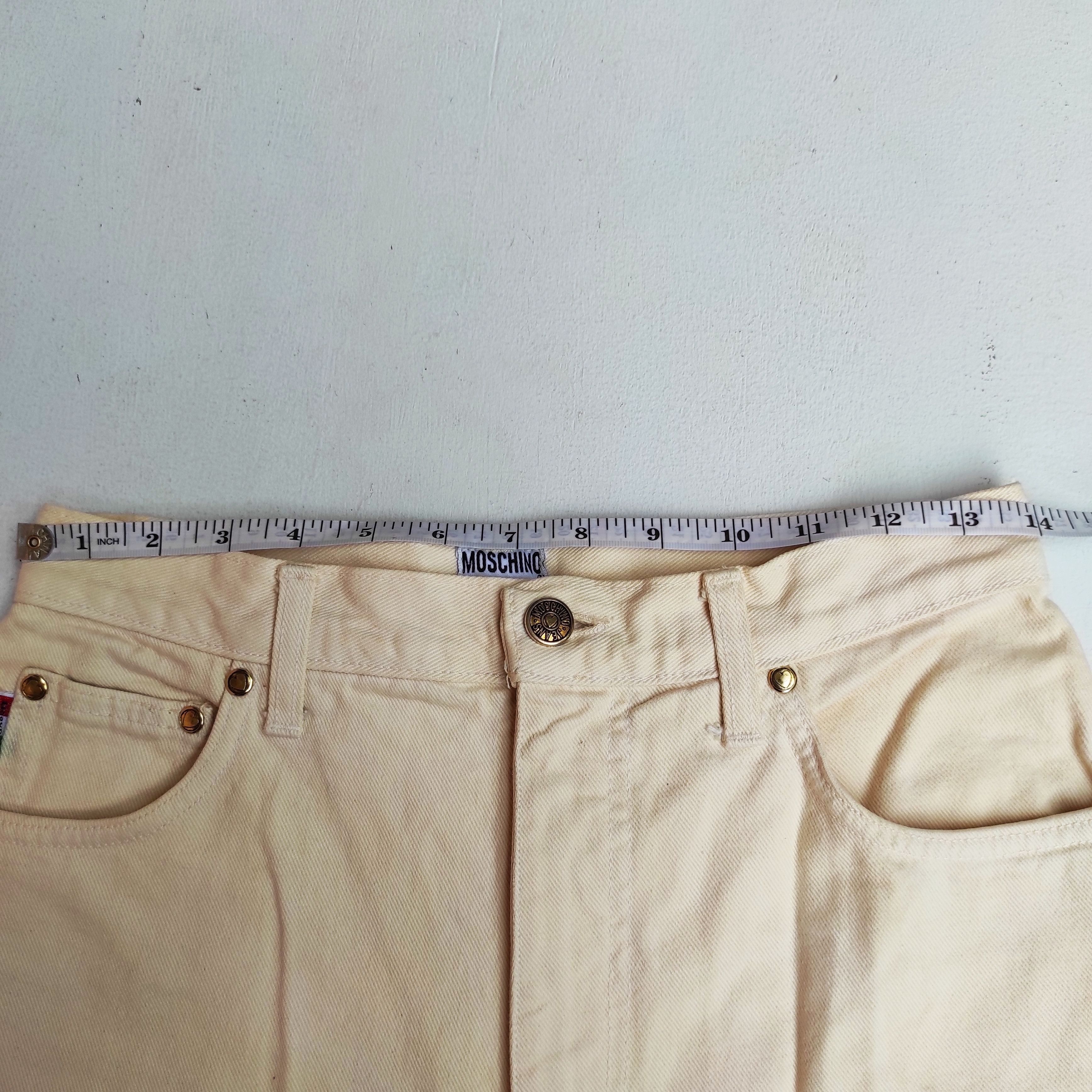 Moschino × Vintage Vintage Moschino love pocket denim jeans made in Italy Size 28" / US 6 / IT 42 - 18 Thumbnail