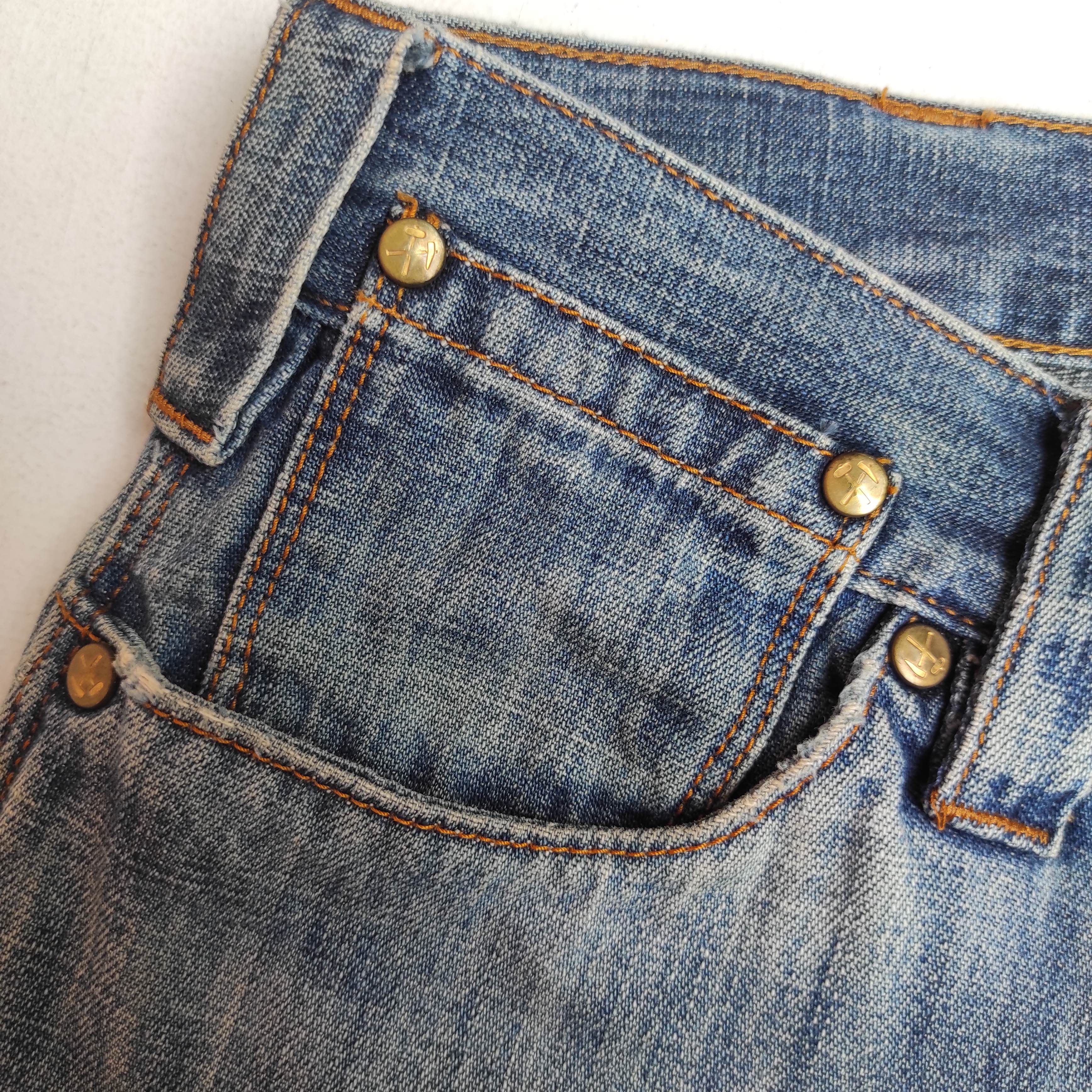 Hysteric Glamour Decauville Pants Jeans mit geradem Bein 9059-0430-5R Size US 32 / EU 48 - 11 Thumbnail