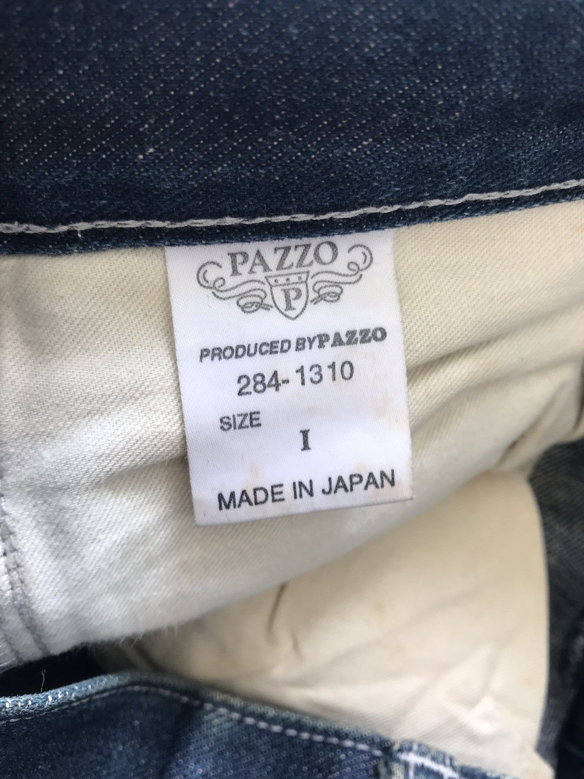 5351 POUR LES HOMMES JAPANESE BRAND 291295 HOMME DESIGN DENIM DISTRESS ART RARE Size US 30 / EU 46 - 6 Thumbnail