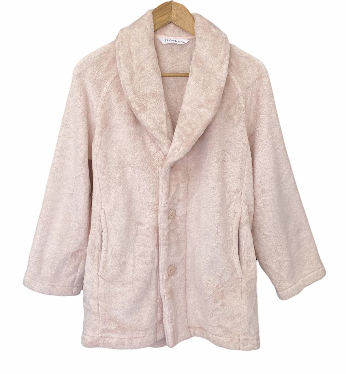 Y's YOHJI YAMAMOTO🎌Y’s FOR LIVING FUR FLEECE CARDIGAN JACKET Size US M / EU 48-50 / 2 - 1 Thumbnail