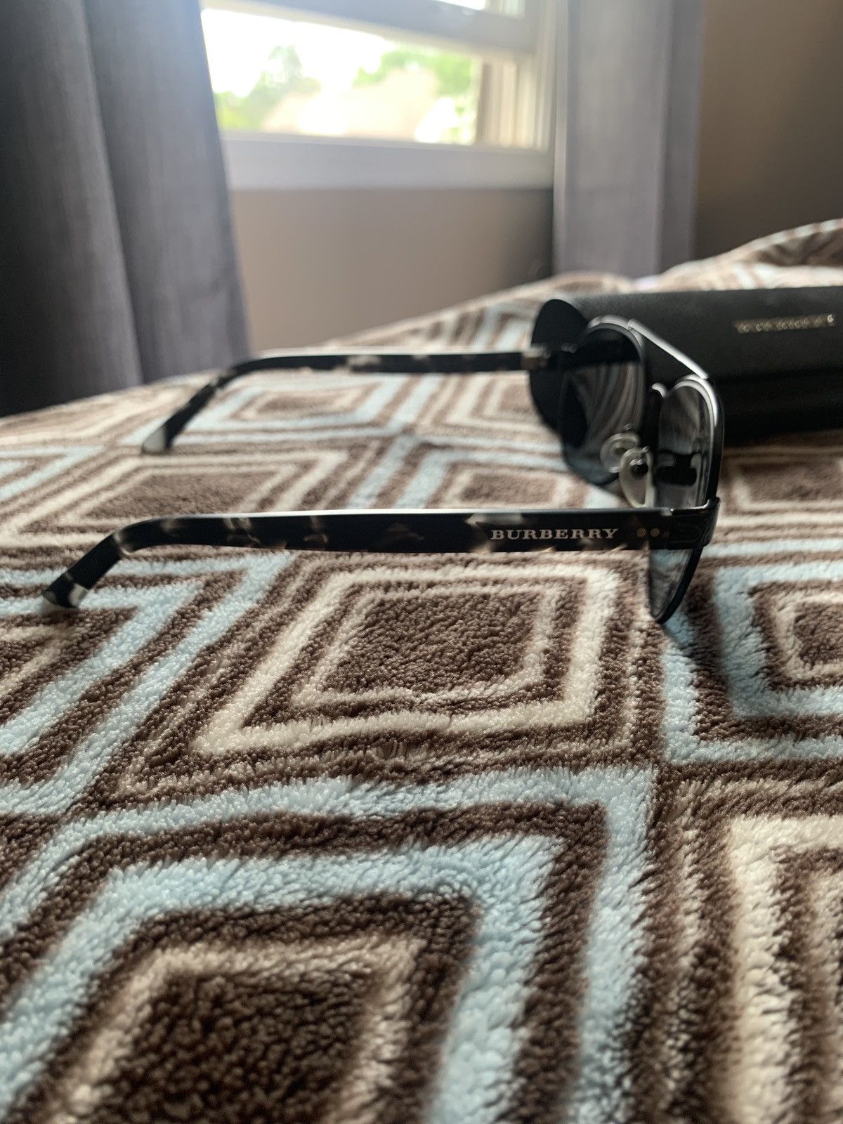 Burberry Burberry Aviator Sunglasses Size ONE SIZE - 6 Thumbnail