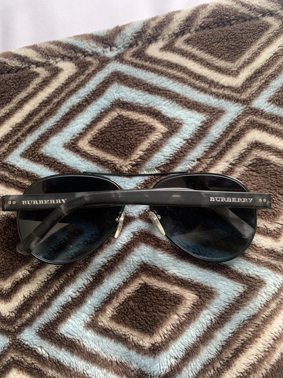 Burberry Burberry Aviator Sunglasses Size ONE SIZE - 11 Thumbnail