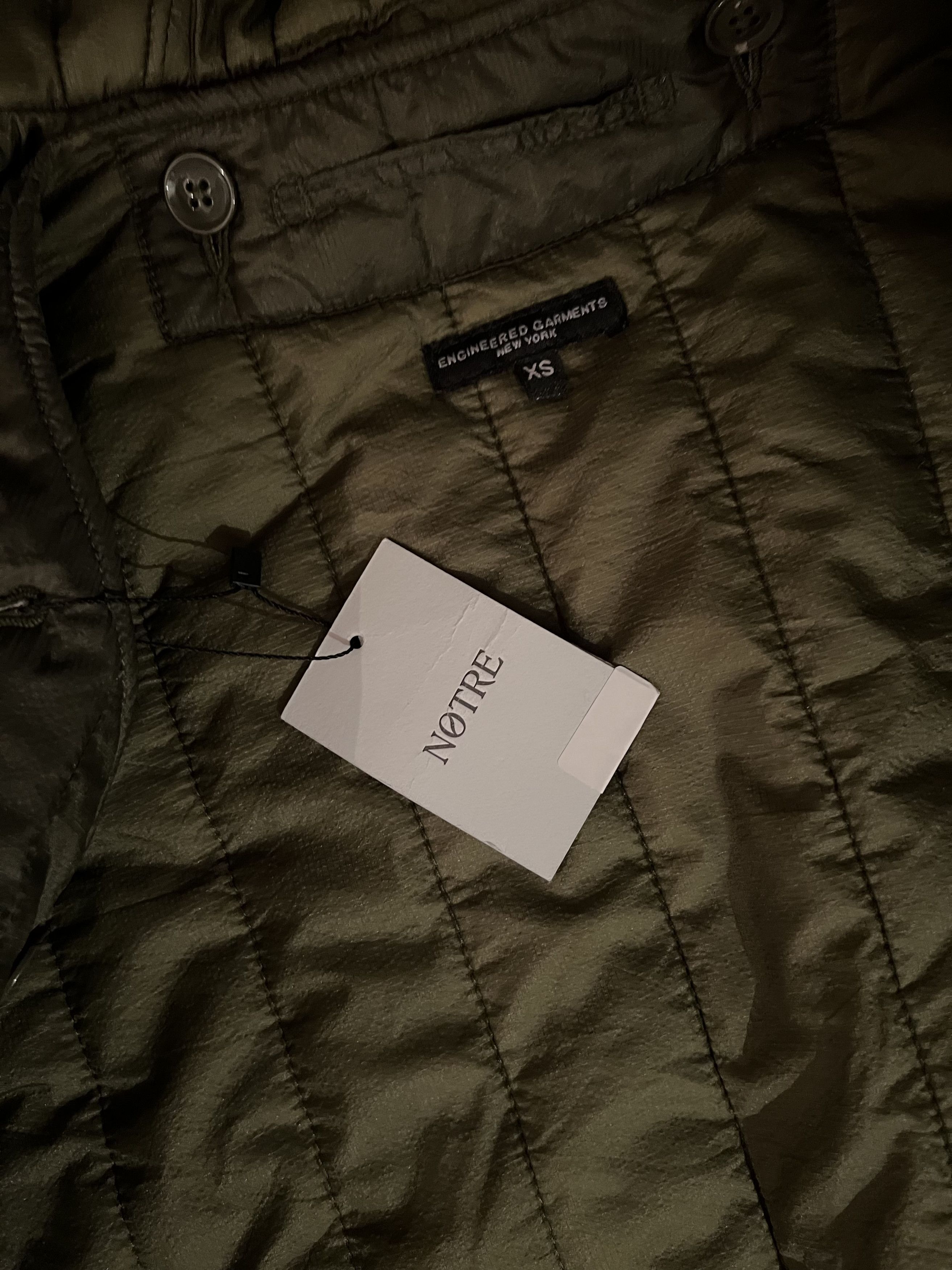Engineered Garments engineered garments liner jacket nylon micro ripstop Size US XS / EU 42 / 0 - 3 Thumbnail