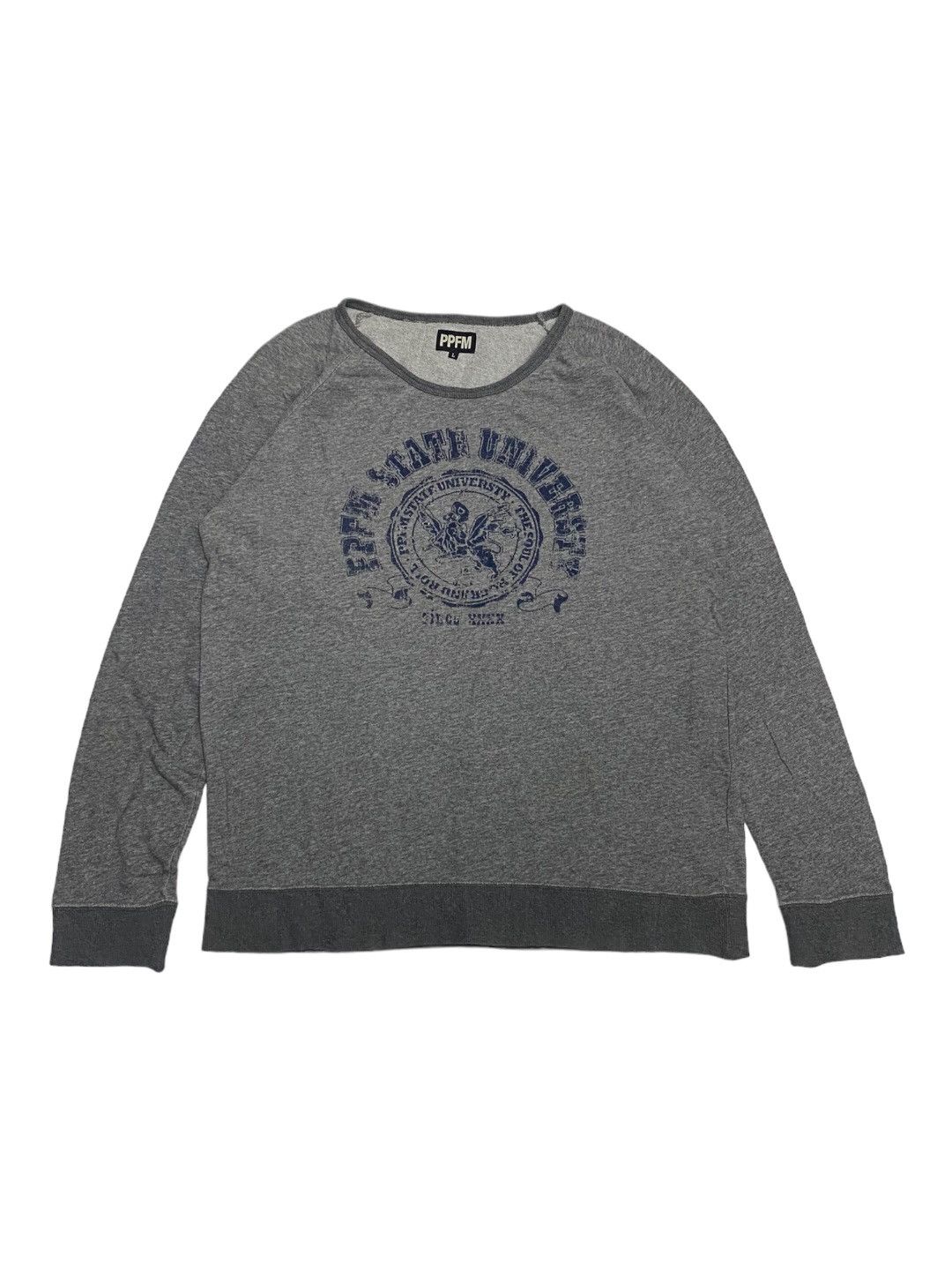 image of Archival Clothing x Avant Garde Ppfm State University The Soul Of Rock And Roll Sweatshirt in Grey 
